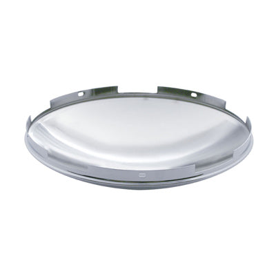 United Pacific Chrome 5 Even Notch Front Hub Cap, Dome - 7/16" lip - The New Vernon Truck Wash