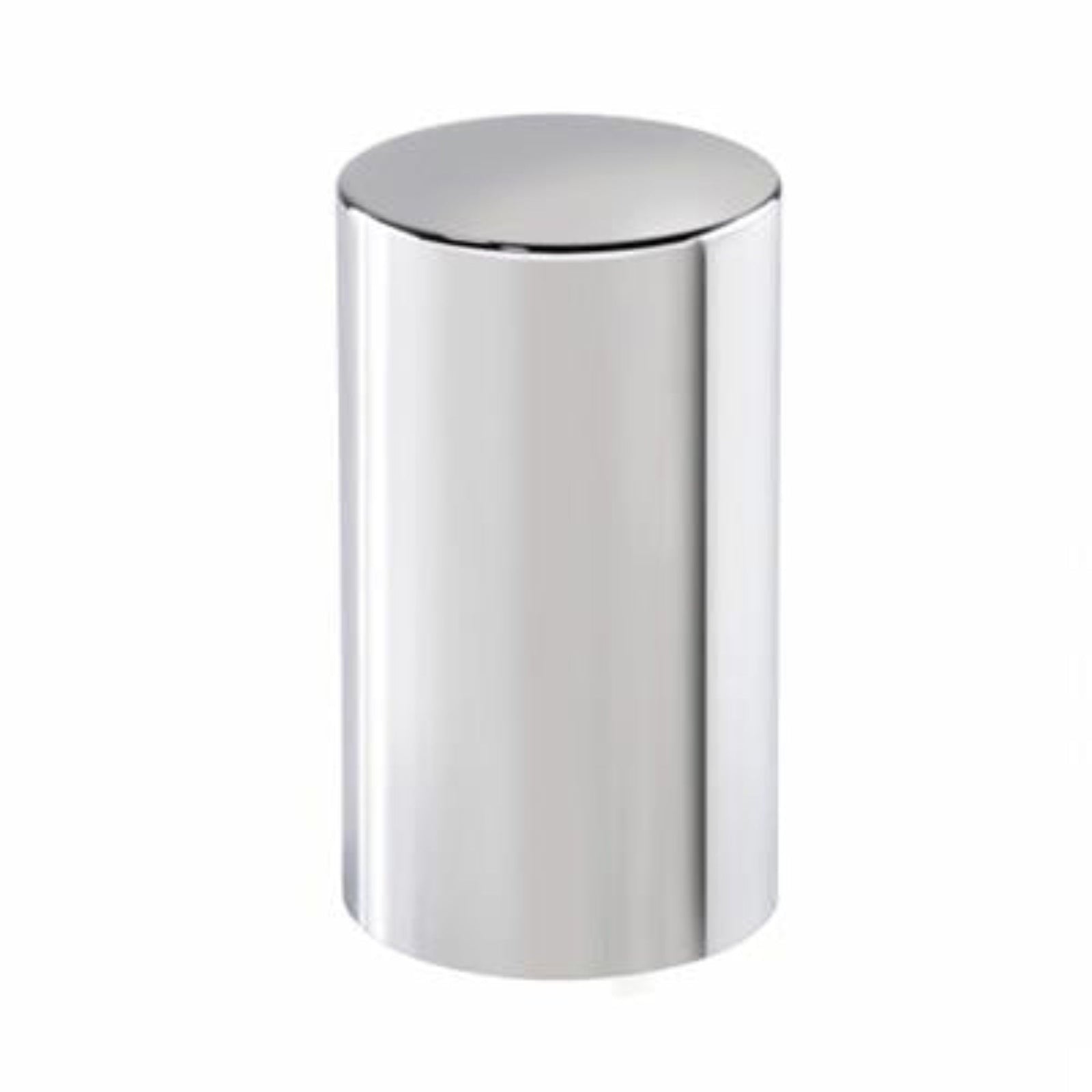 United Pacific - Chrome Plastic Tall Cylinder Thread-On Lug Nut Cover (33 mm Base) - The New Vernon Truck Wash