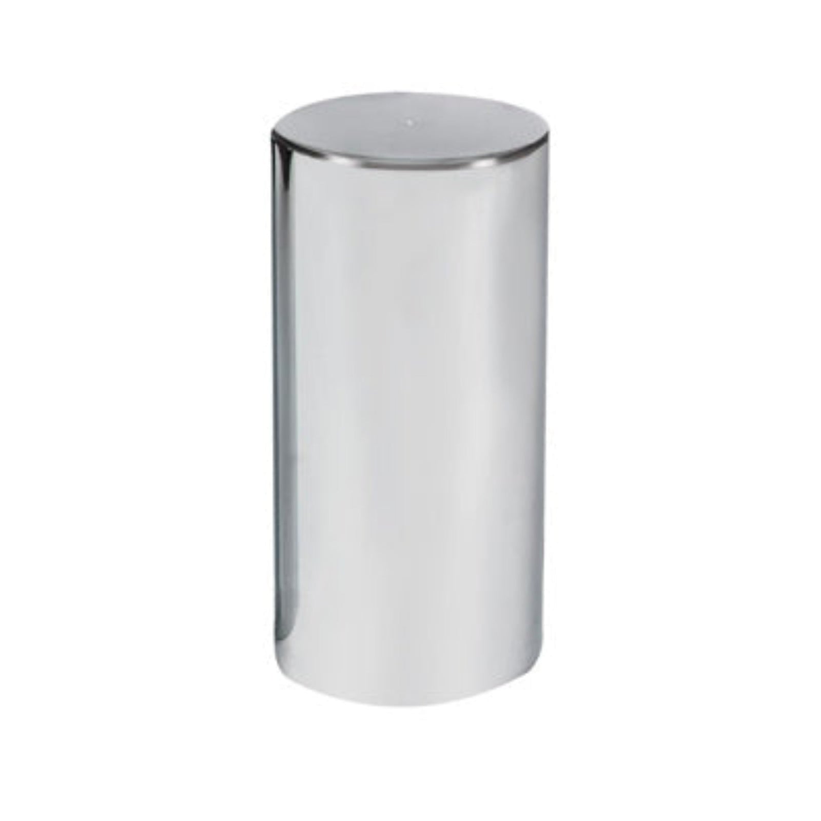 United Pacific - Chrome Plastic Tall Cylinder Thread-On Lug Nut Cover (33 mm Base) - The New Vernon Truck Wash