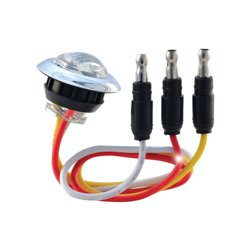 Mini Button Dual Revolution Led 3/4 Inch Round Led Light - 2 Diodes