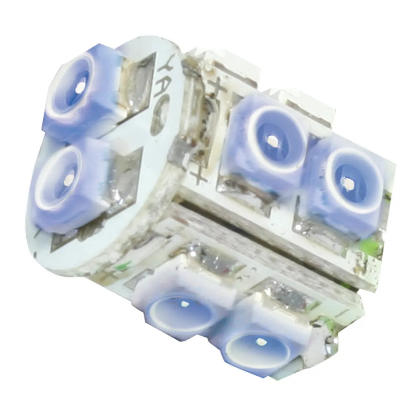#194/168 10 LED Tower Style Light Bulbs 12V (Pair) | Blue | Grand General