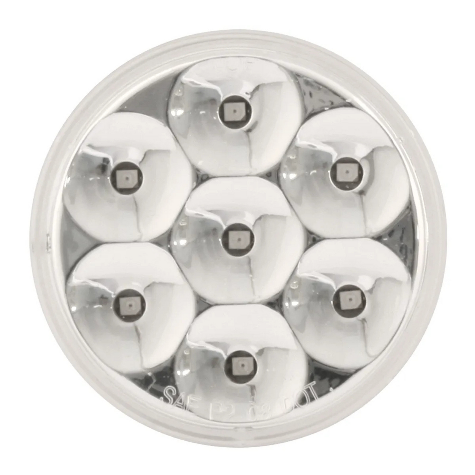 Low Profile Pearl LED Marker/Clearance Light | 2-1/2" | Red/Clear | Grand General