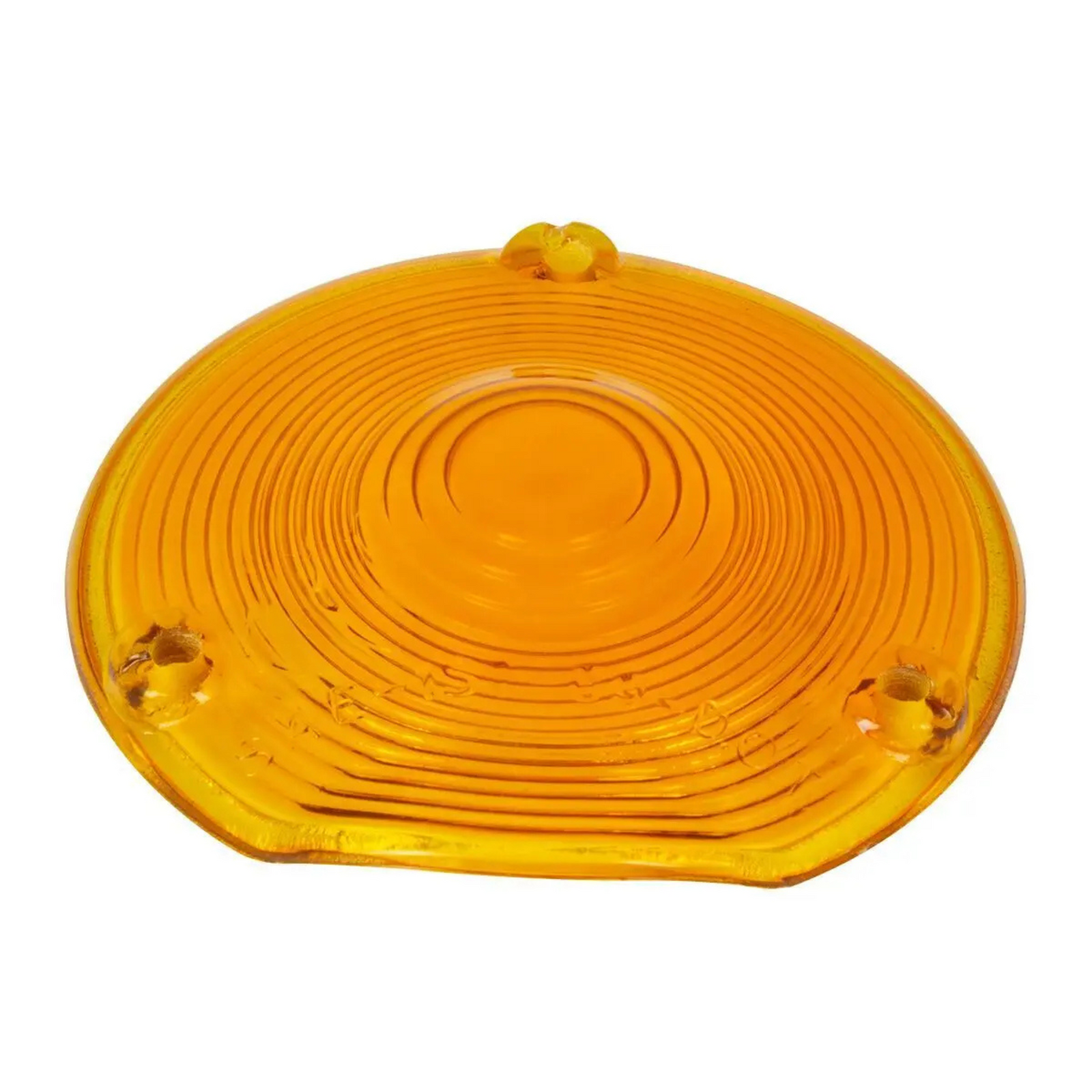 Classic Style Glass Lens | 4" | Amber | Grand General