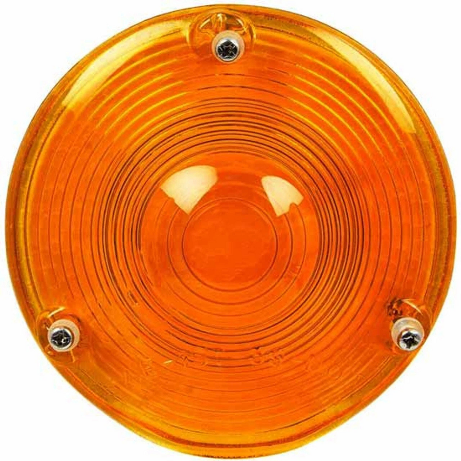 Classic Style Glass Lens | 4" | Dark Amber | Grand General