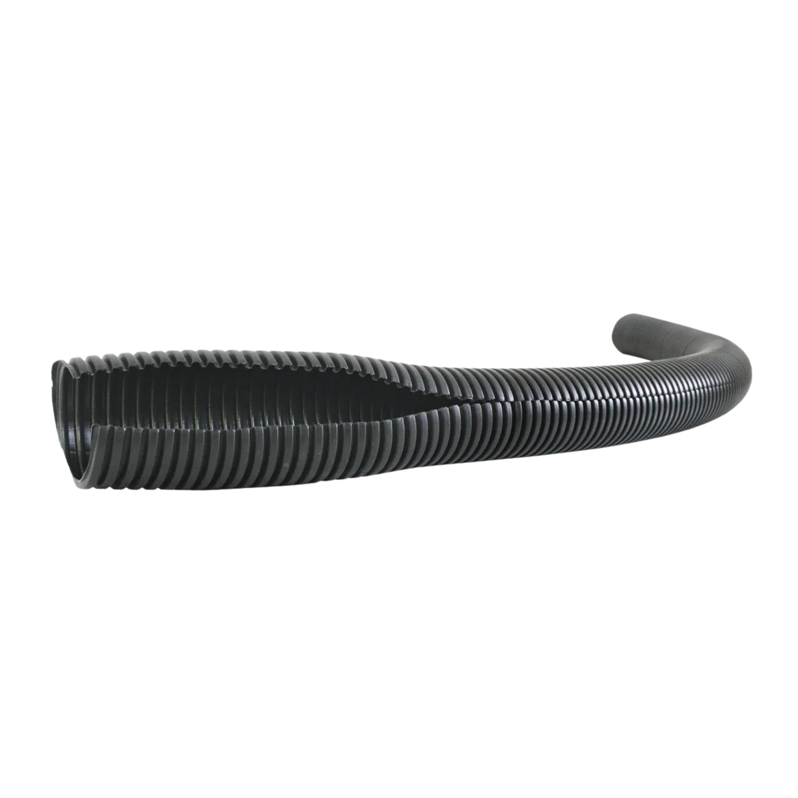 Black Corrugated Split Loom 1/4" | Grand General