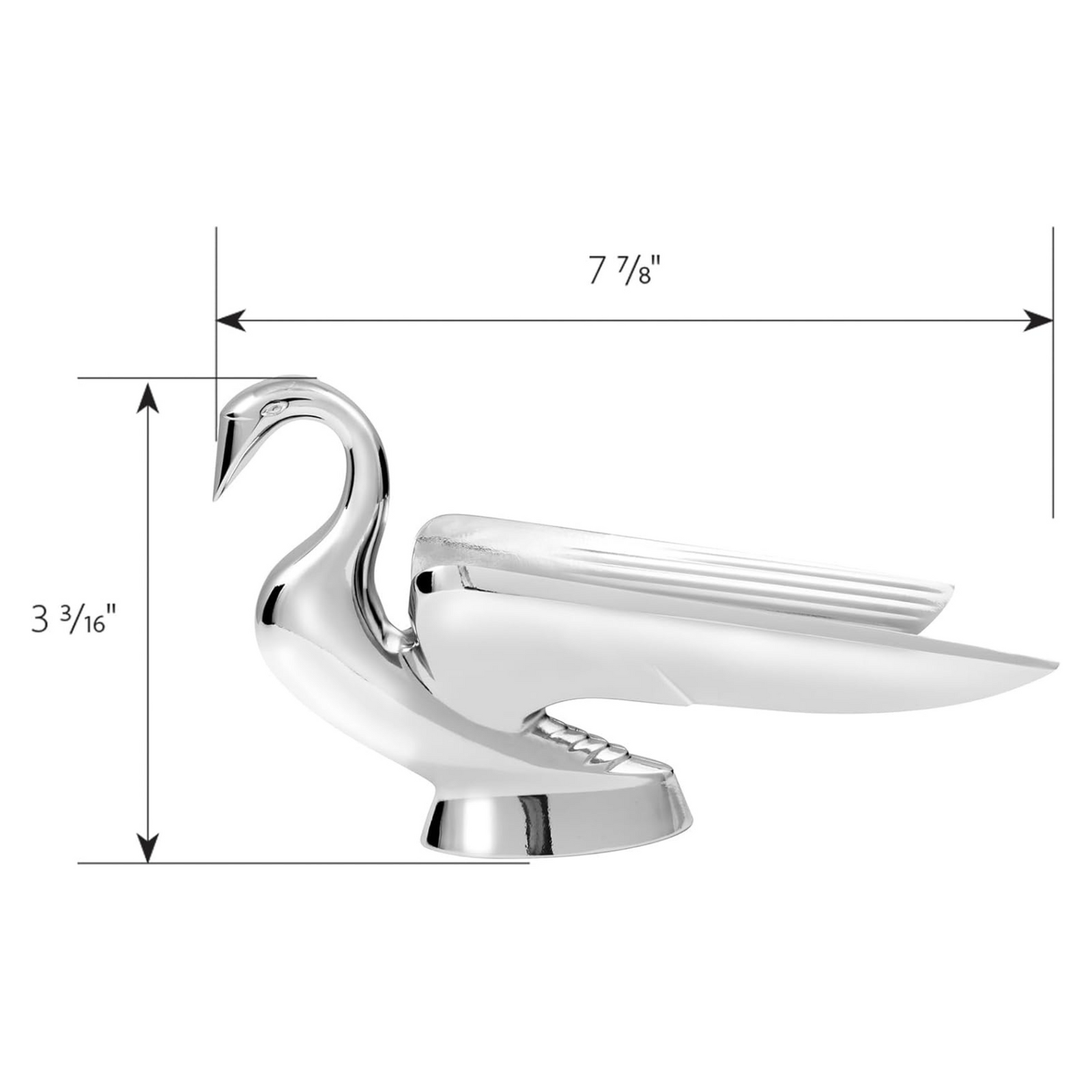 Deluxe Classic Swan w/ Wonder Wings | Chrome | Grand General