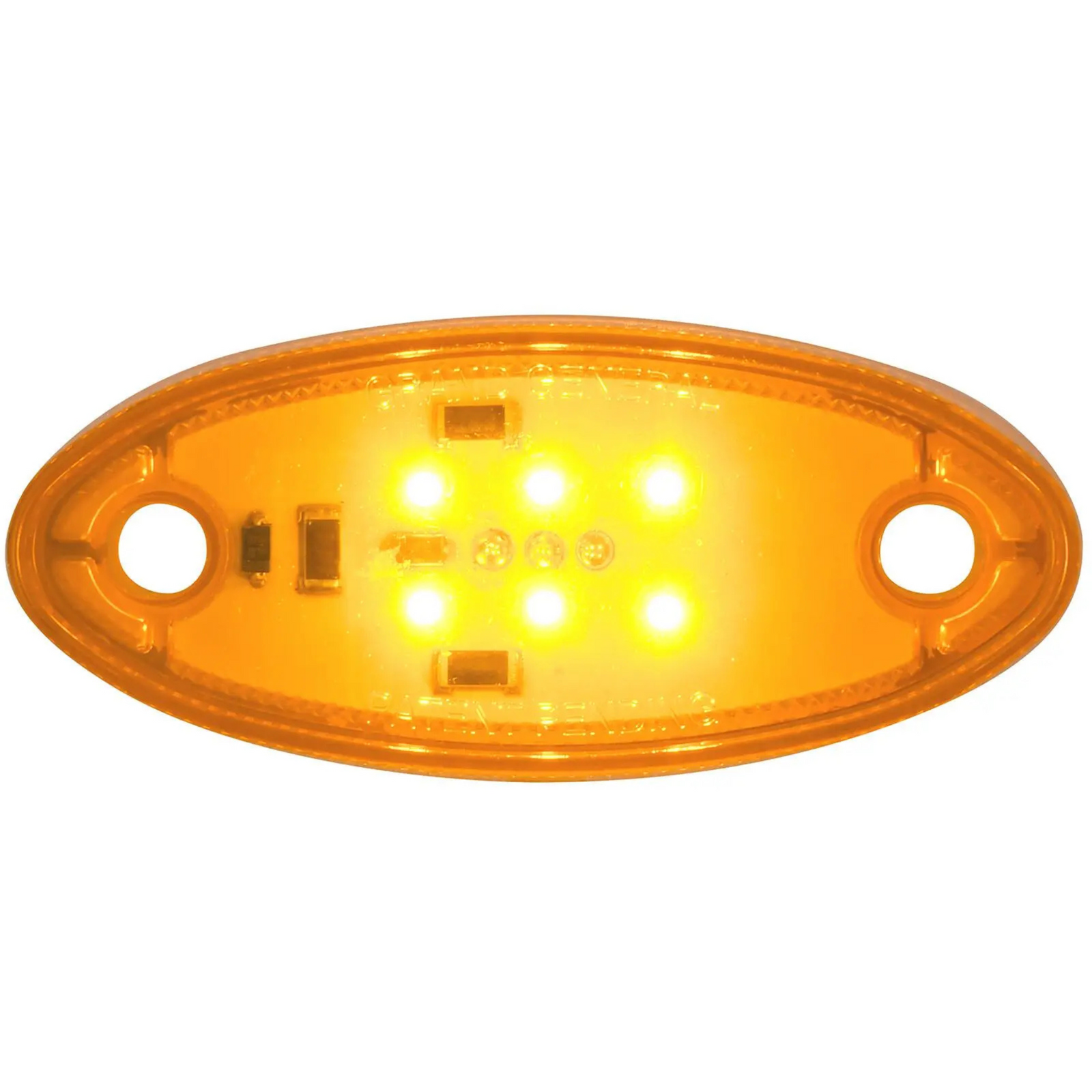 LED Glow Base for Grand General Swan Hood Ornament | Amber/Amber | Grand General