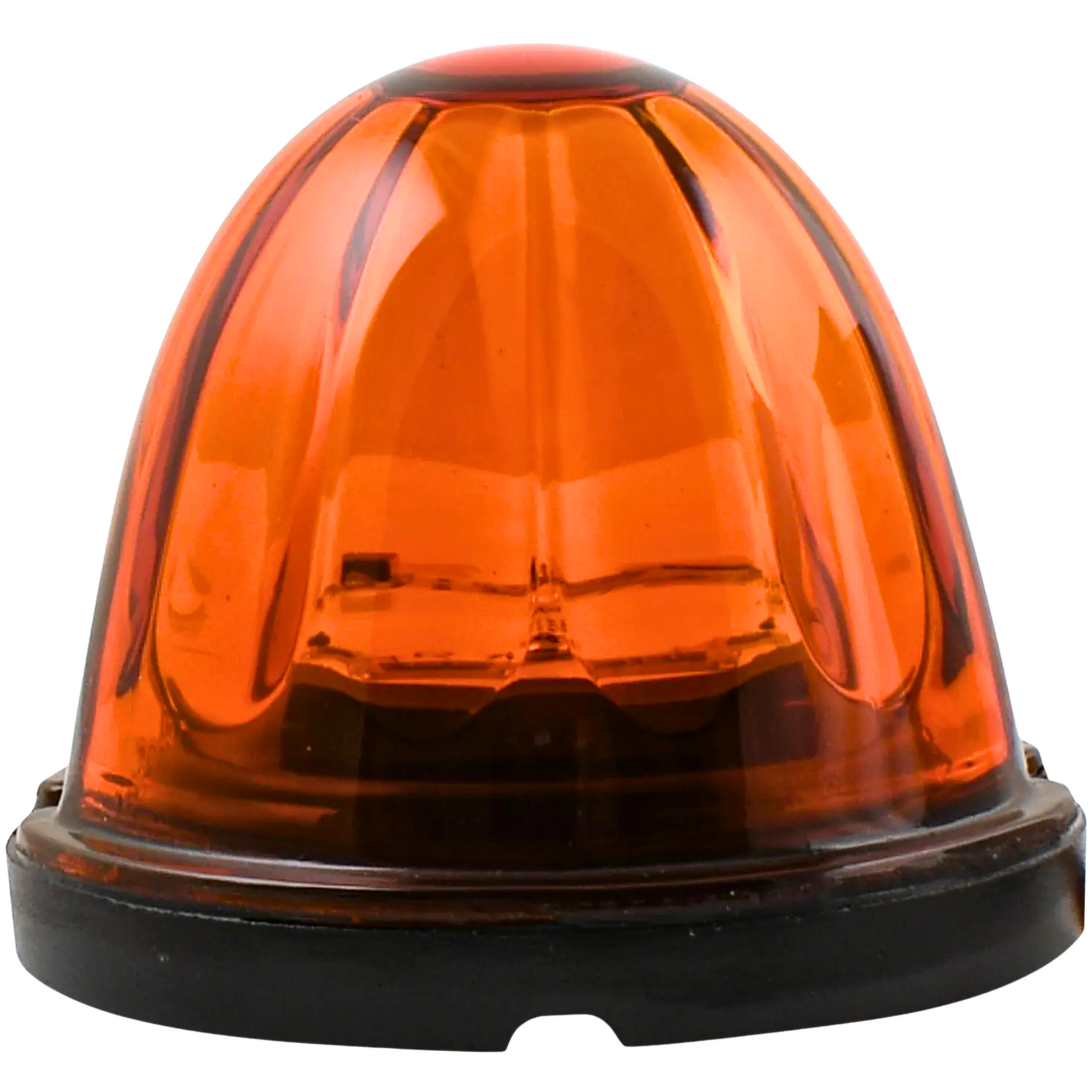 Super Star Watermelon Glass Lens Surface Mount LED Sealed Light | Amber/Dark Amber | Grand General