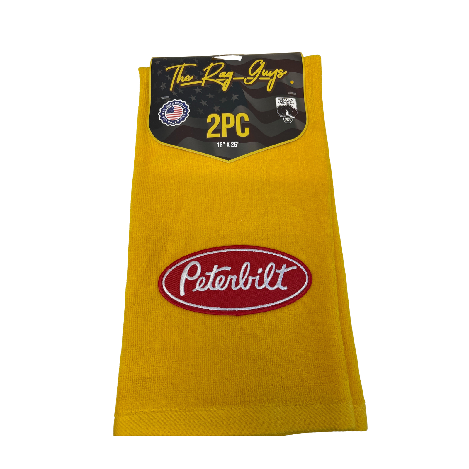 Peterbilt Door Handle Rags 2 Pack | Gold | GS