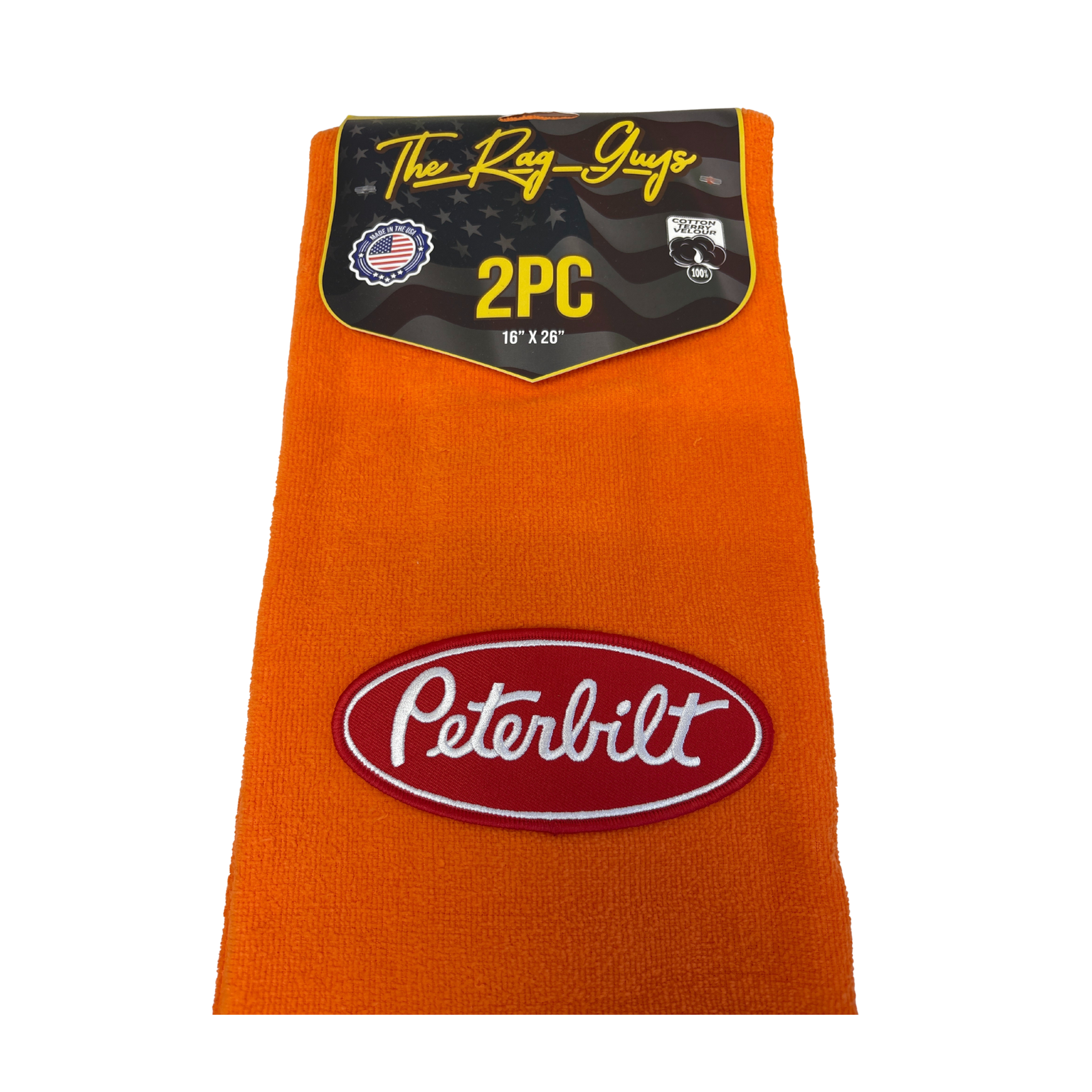 Peterbilt Door Handle Rags 2 Pack | Orange | GS