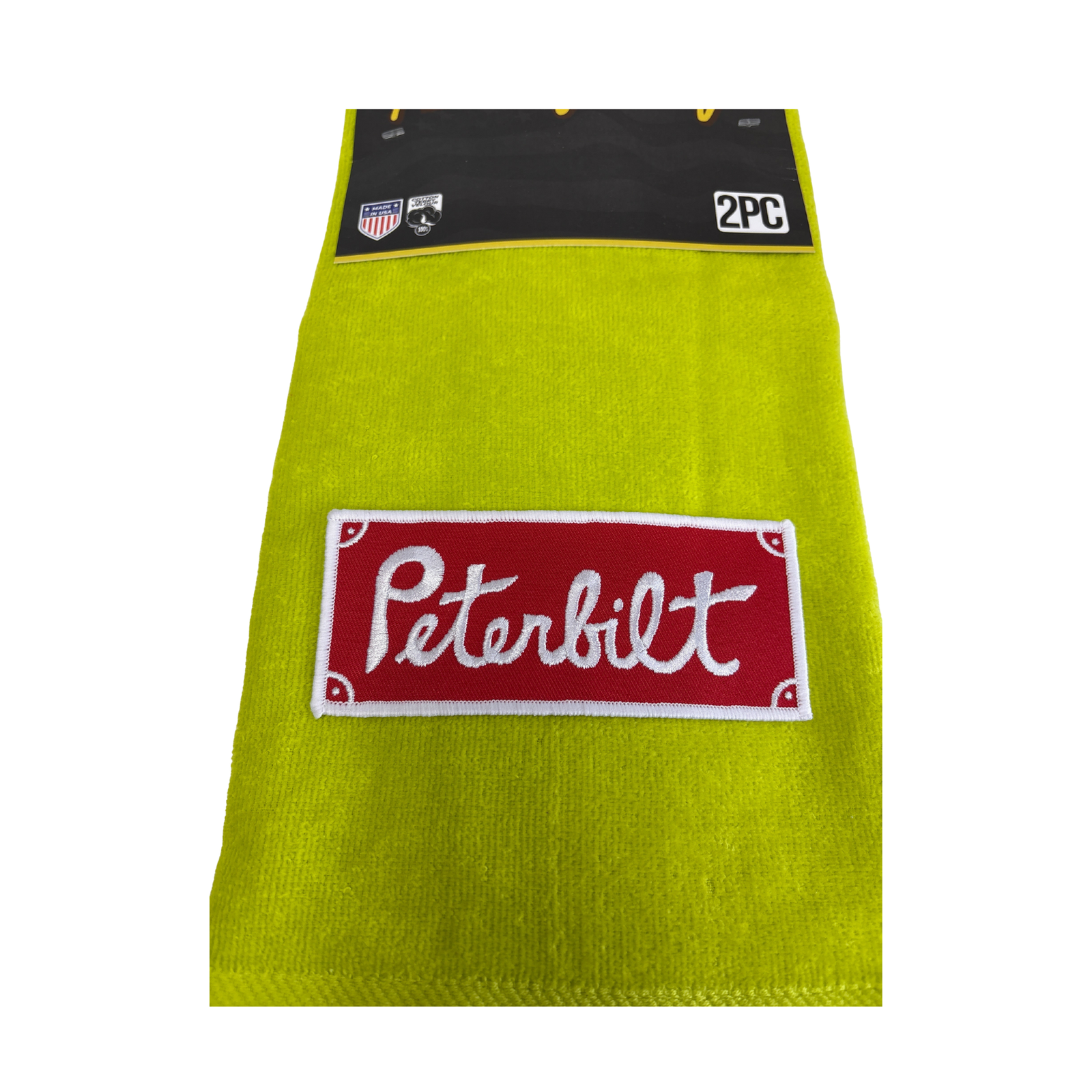 Peterbilt Door Handle Rags 2 Pack | Lime Green | GS