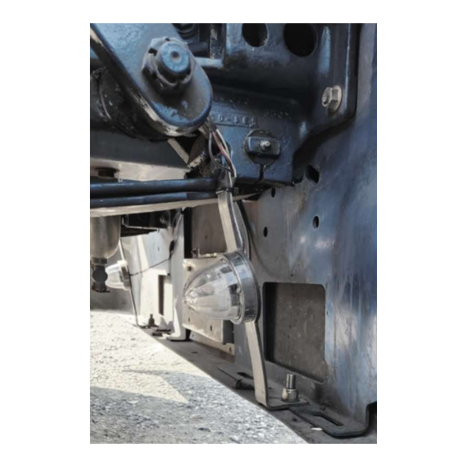 Lower Bumper Support Bracket with Watermelon Light Mount for 20 Inch Kenworth | JML Kustoms