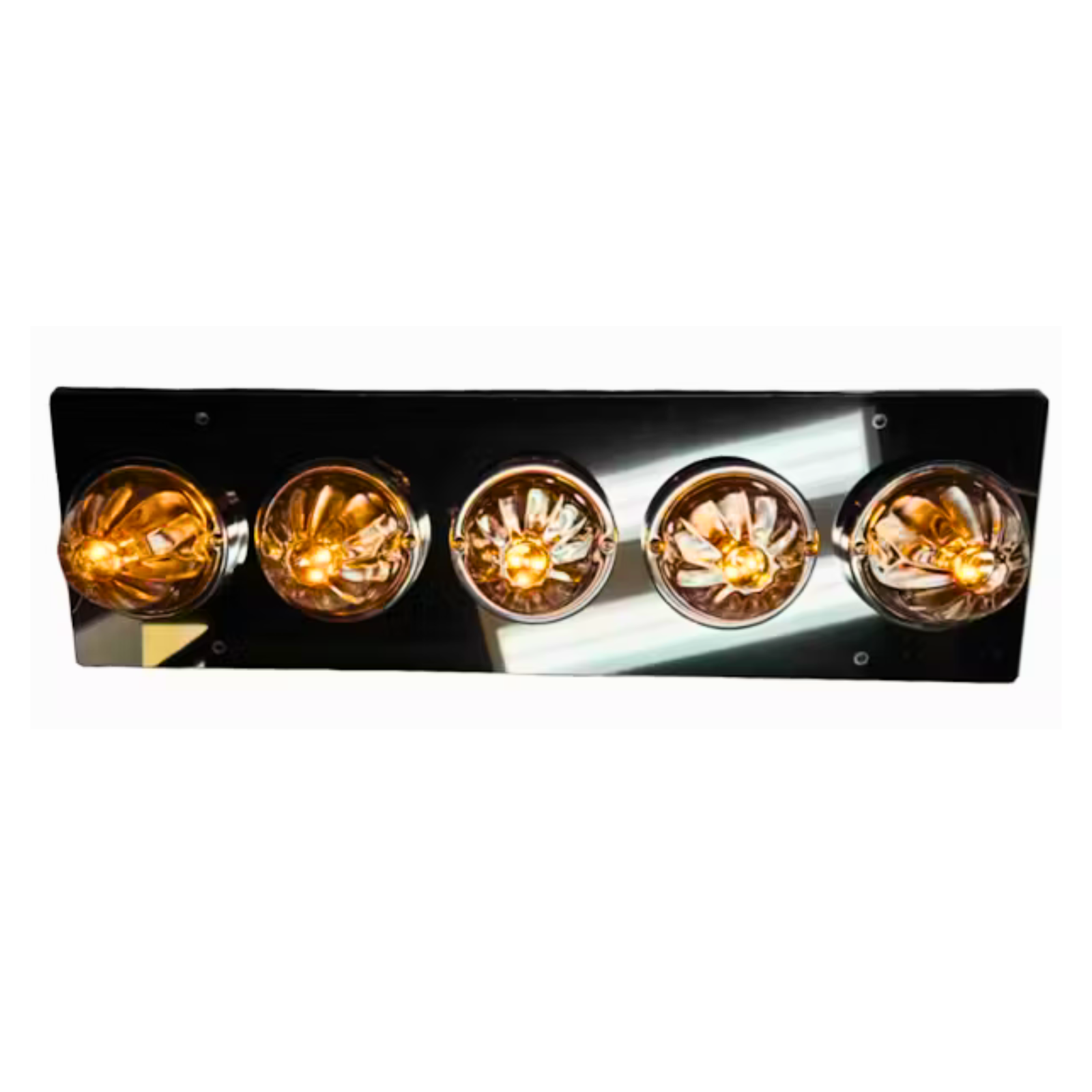 Peterbilt 379 Sleeper Dome Light Bracket with 5 Watermelon Holes | JML Kustoms