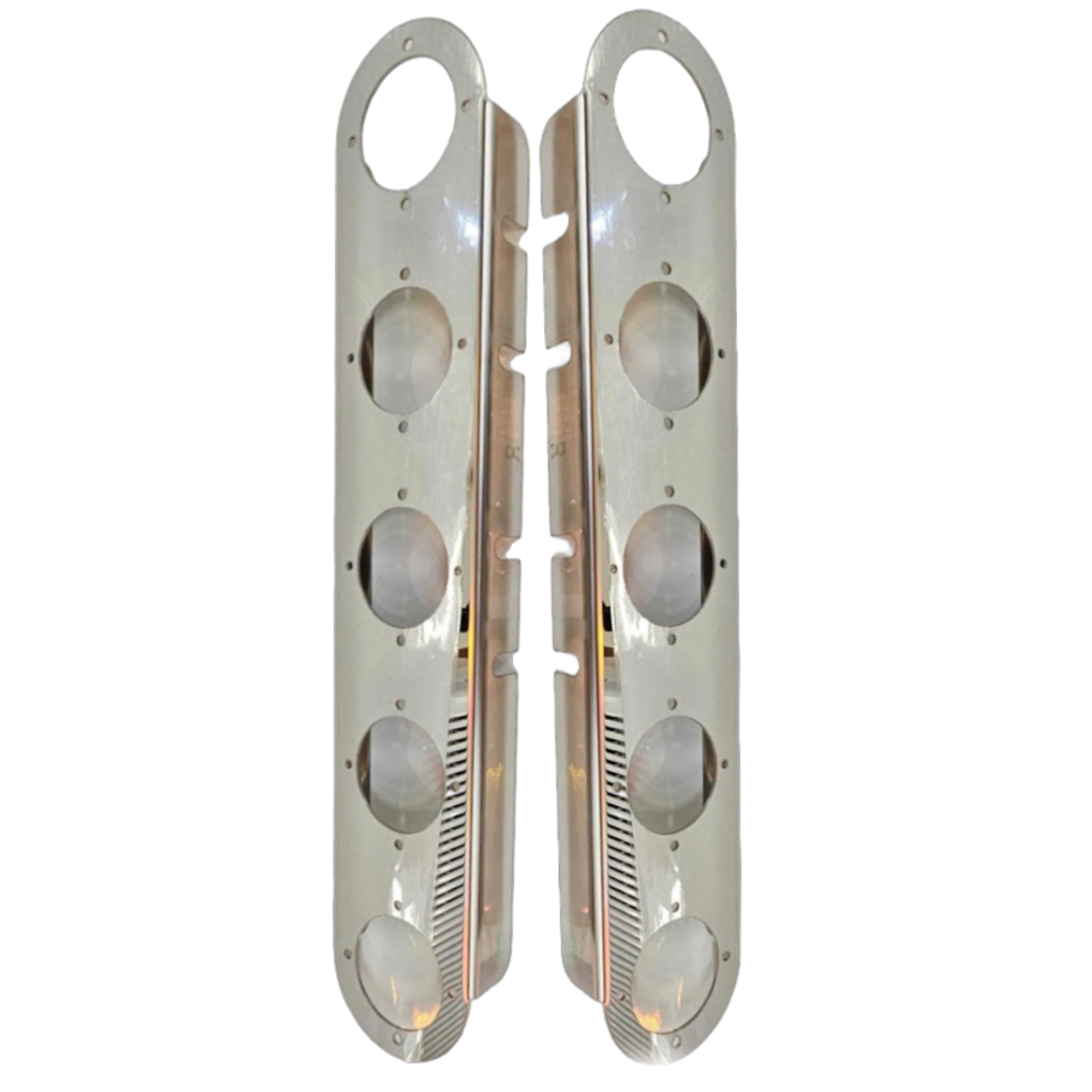 Peterbilt Front Air Cleaner Brackets with 5 Watermelon Holes | JML Kustoms