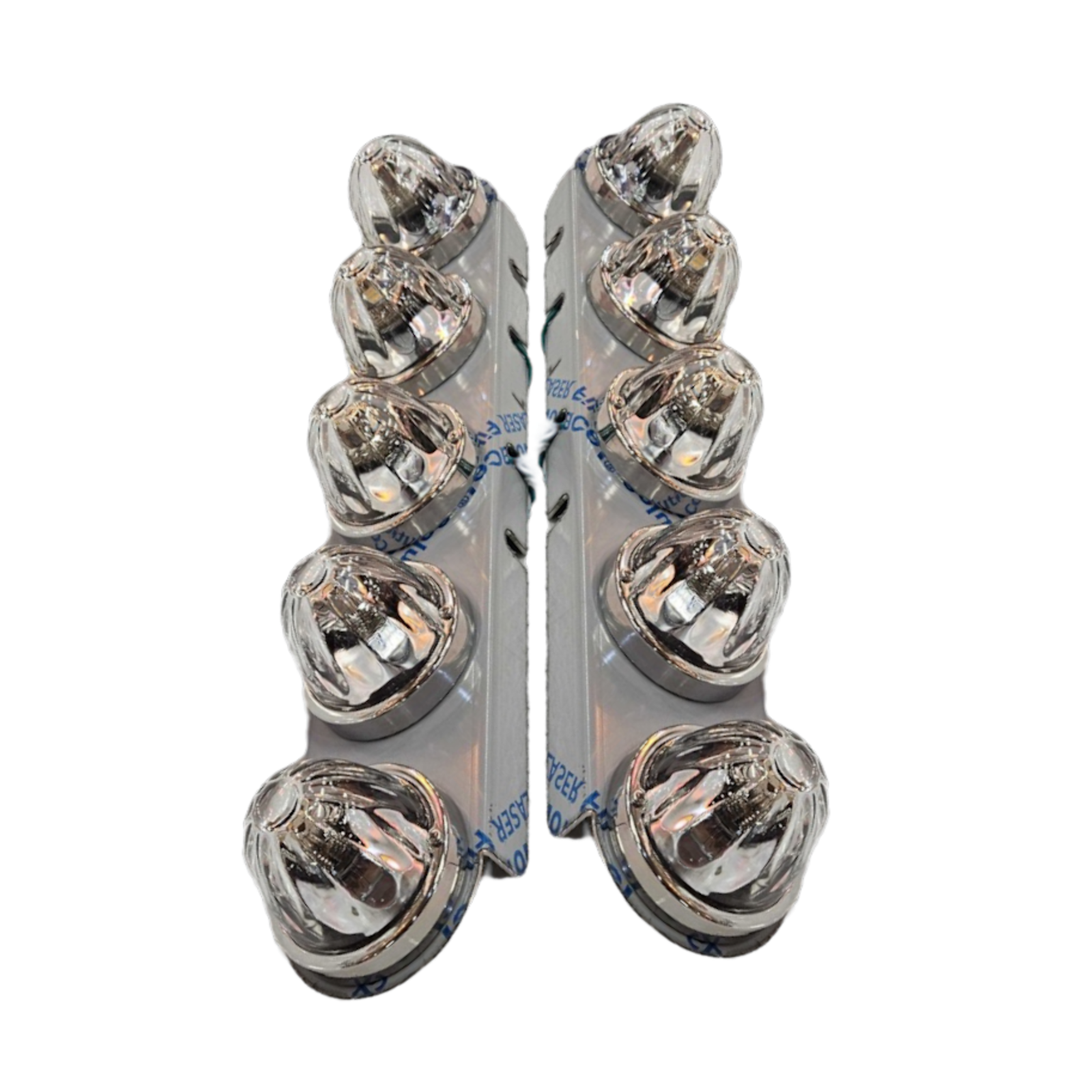 Peterbilt Front Air Cleaner Brackets with 5 Watermelon Holes | JML Kustoms
