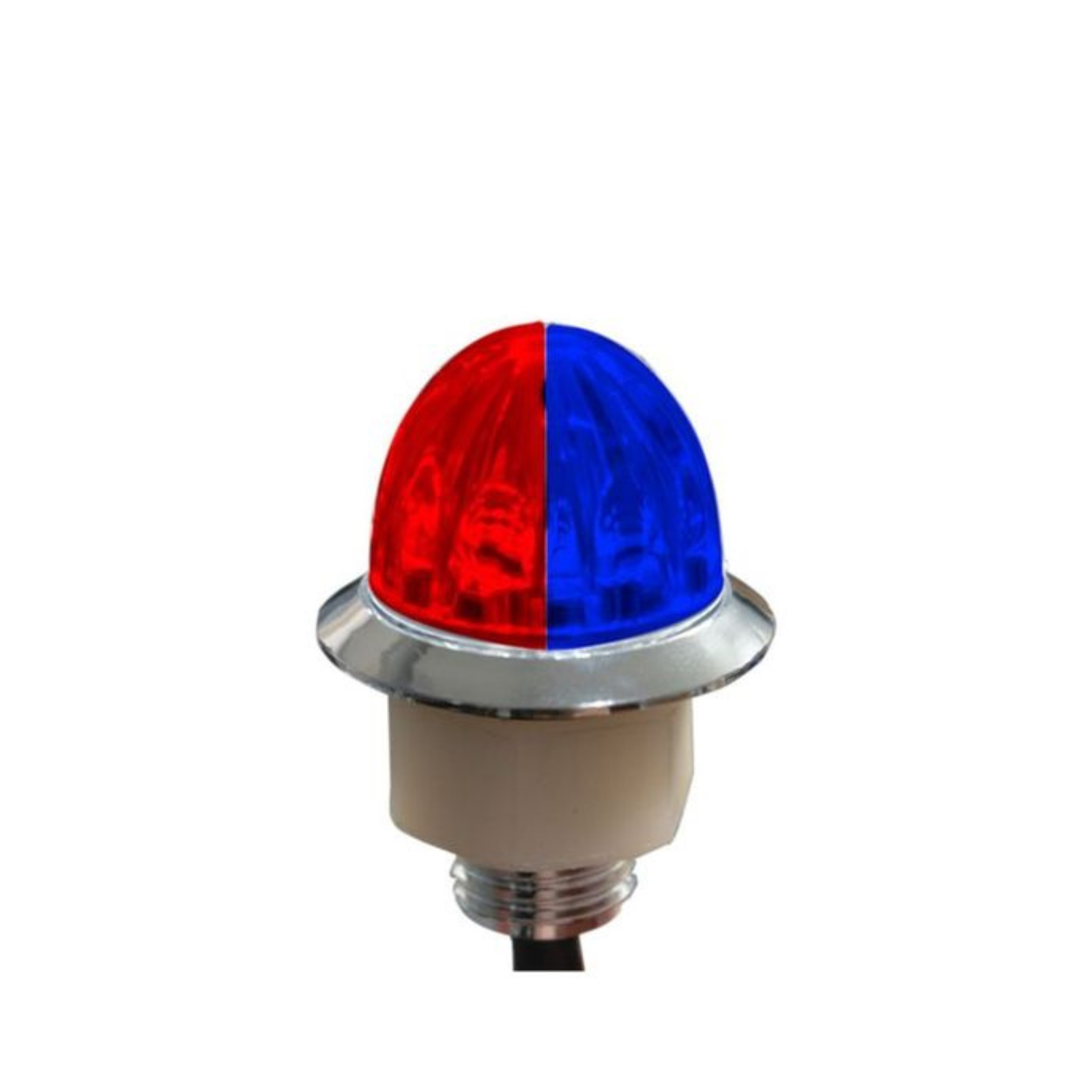 3/4 Inch Dual Color LED Watermelon Light 3-Wire | Red and Blue | National Truck Parts
