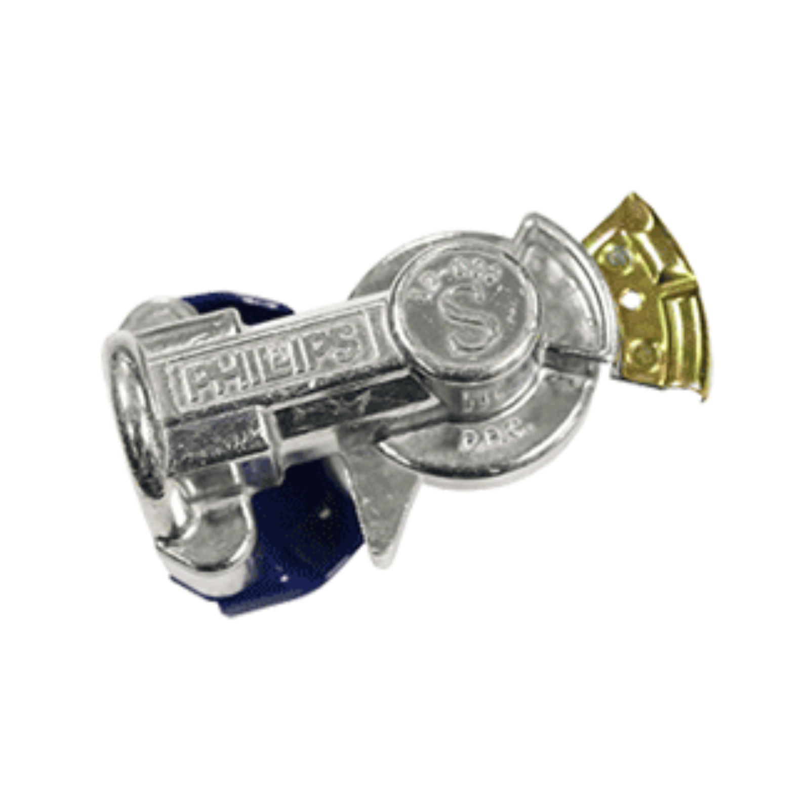 Phillips Emergency 1/2 Inch Straight Mount Gladhand Matte Blue | The New Vernon Truck Wash