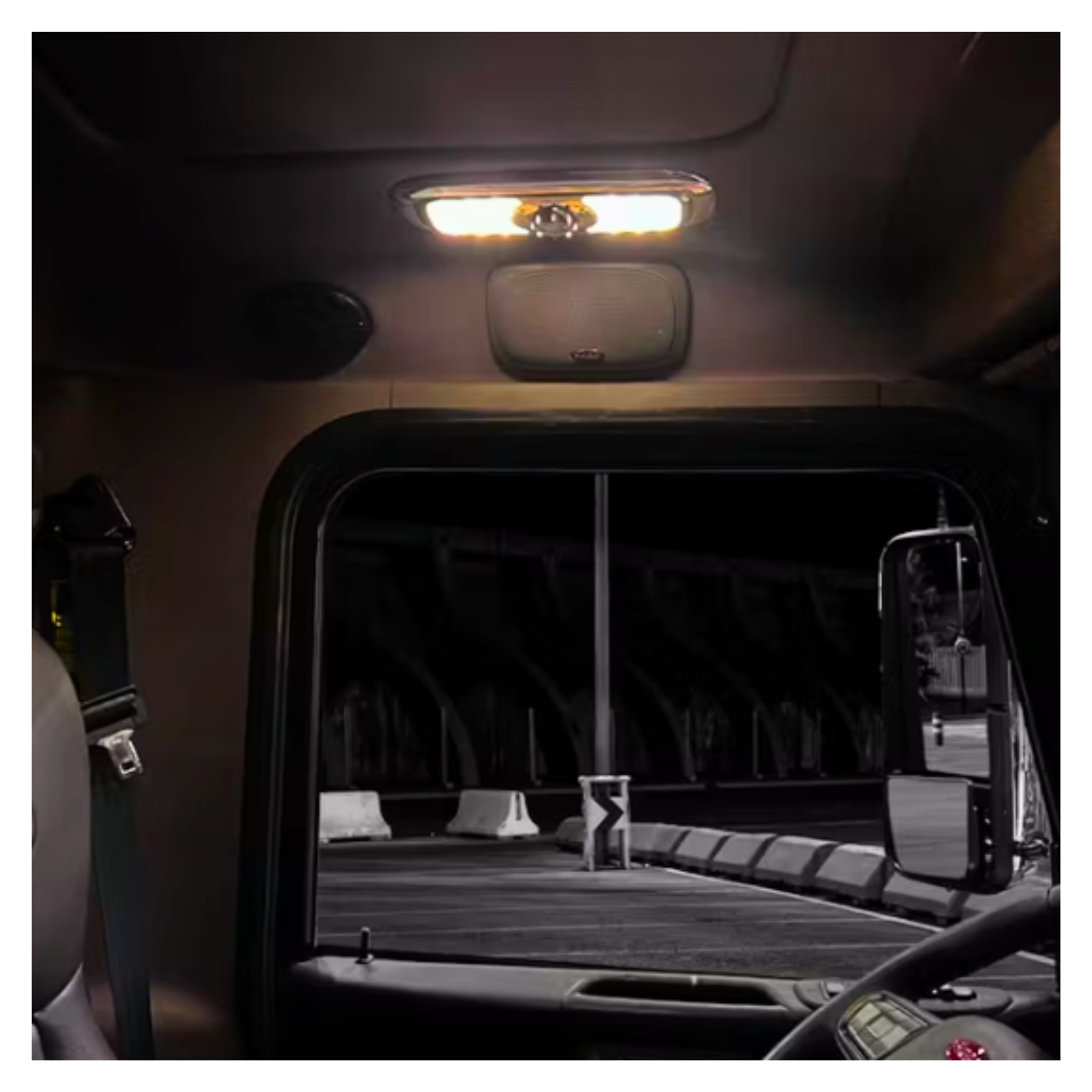 Trux Accessories - Chrome 7 Color LED Interior Projector Map and Reading Light - The New Vernon Truck Wash