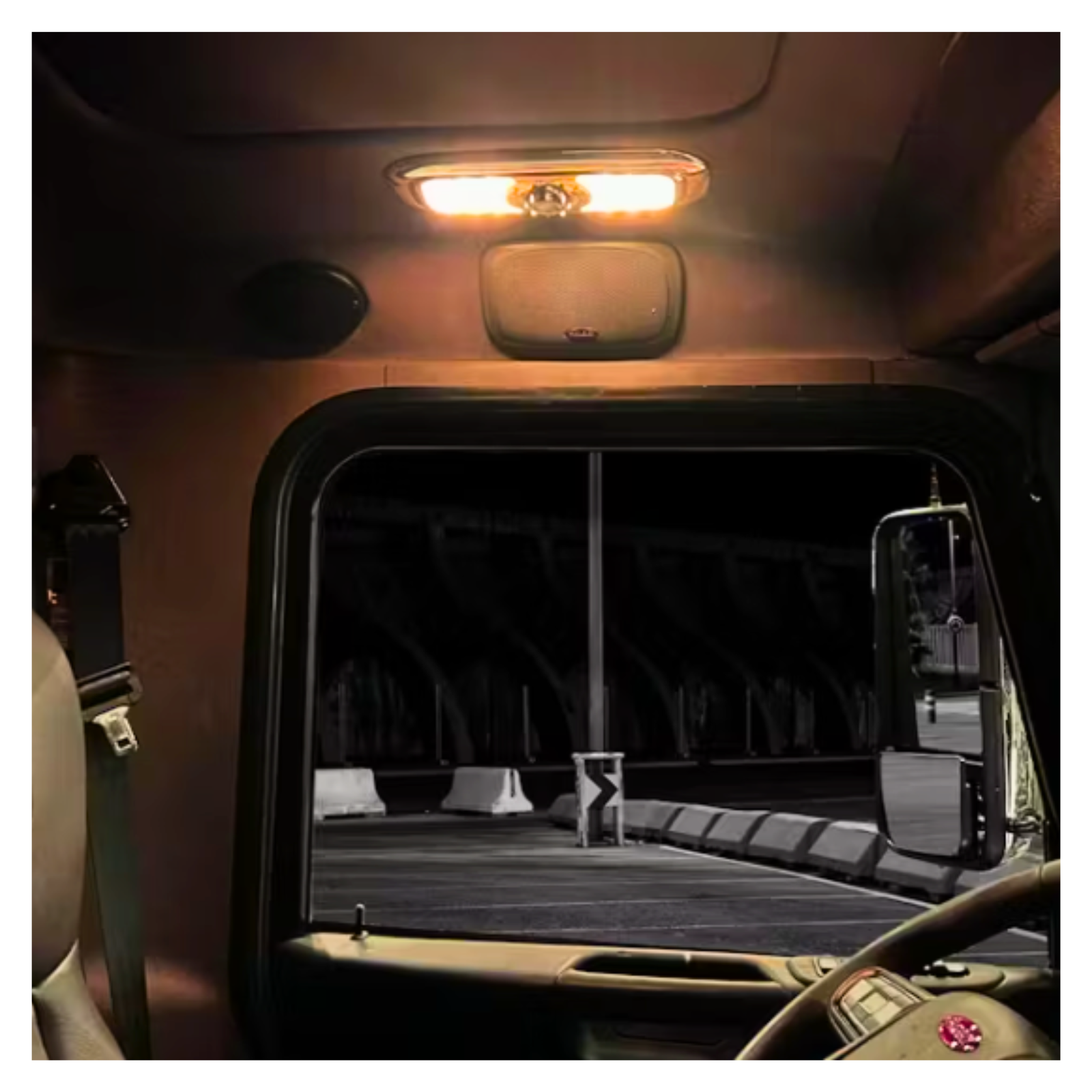 Trux Accessories - Chrome 7 Color LED Interior Projector Map and Reading Light - The New Vernon Truck Wash