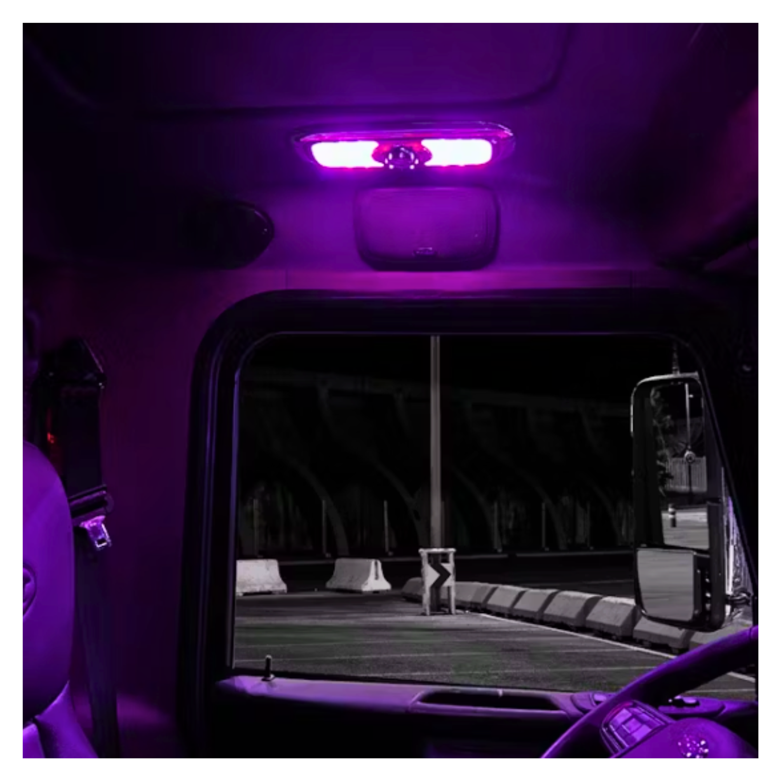 Trux Accessories - Chrome 7 Color LED Interior Projector Map and Reading Light - The New Vernon Truck Wash