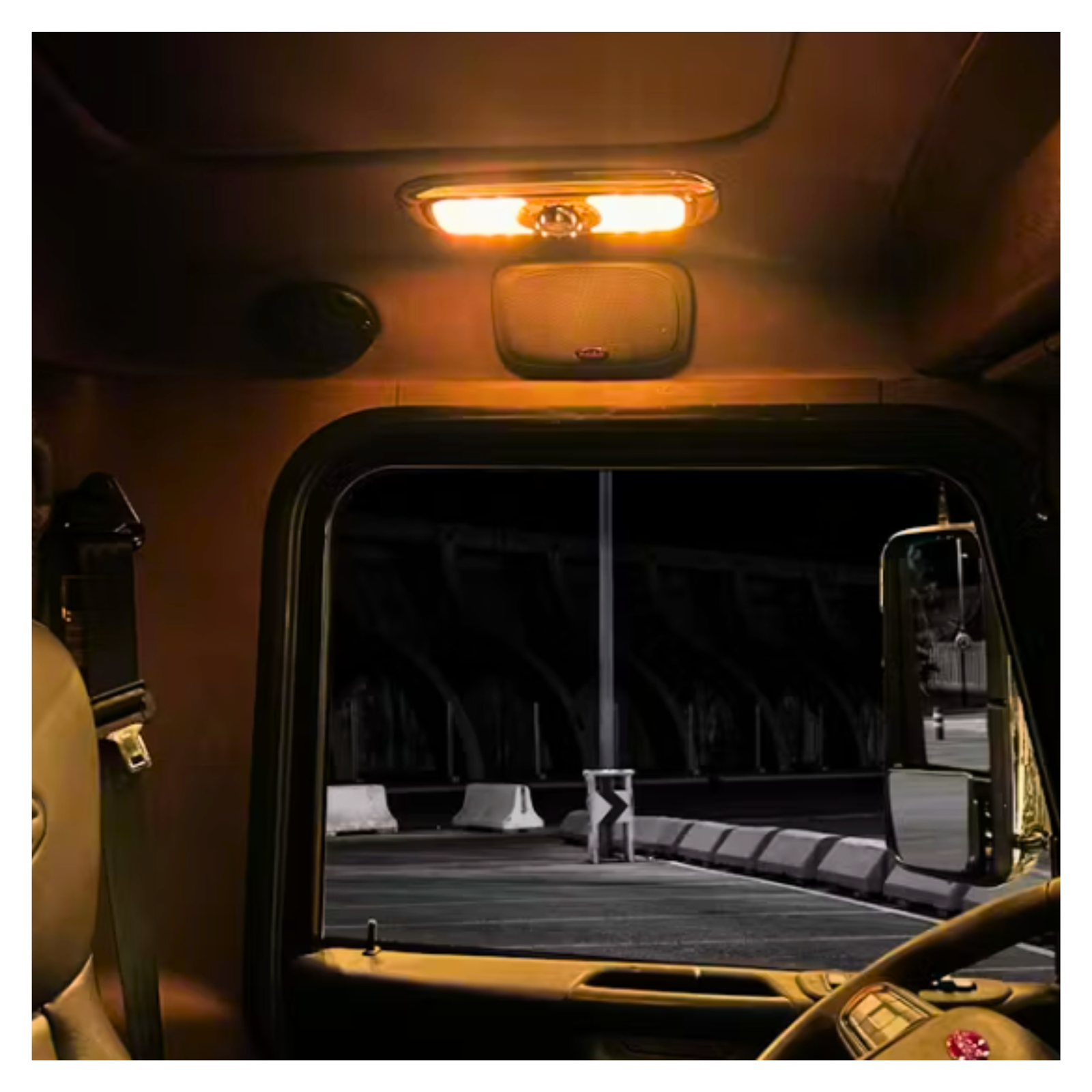 Trux Accessories - Chrome 7 Color LED Interior Projector Map and Reading Light - The New Vernon Truck Wash