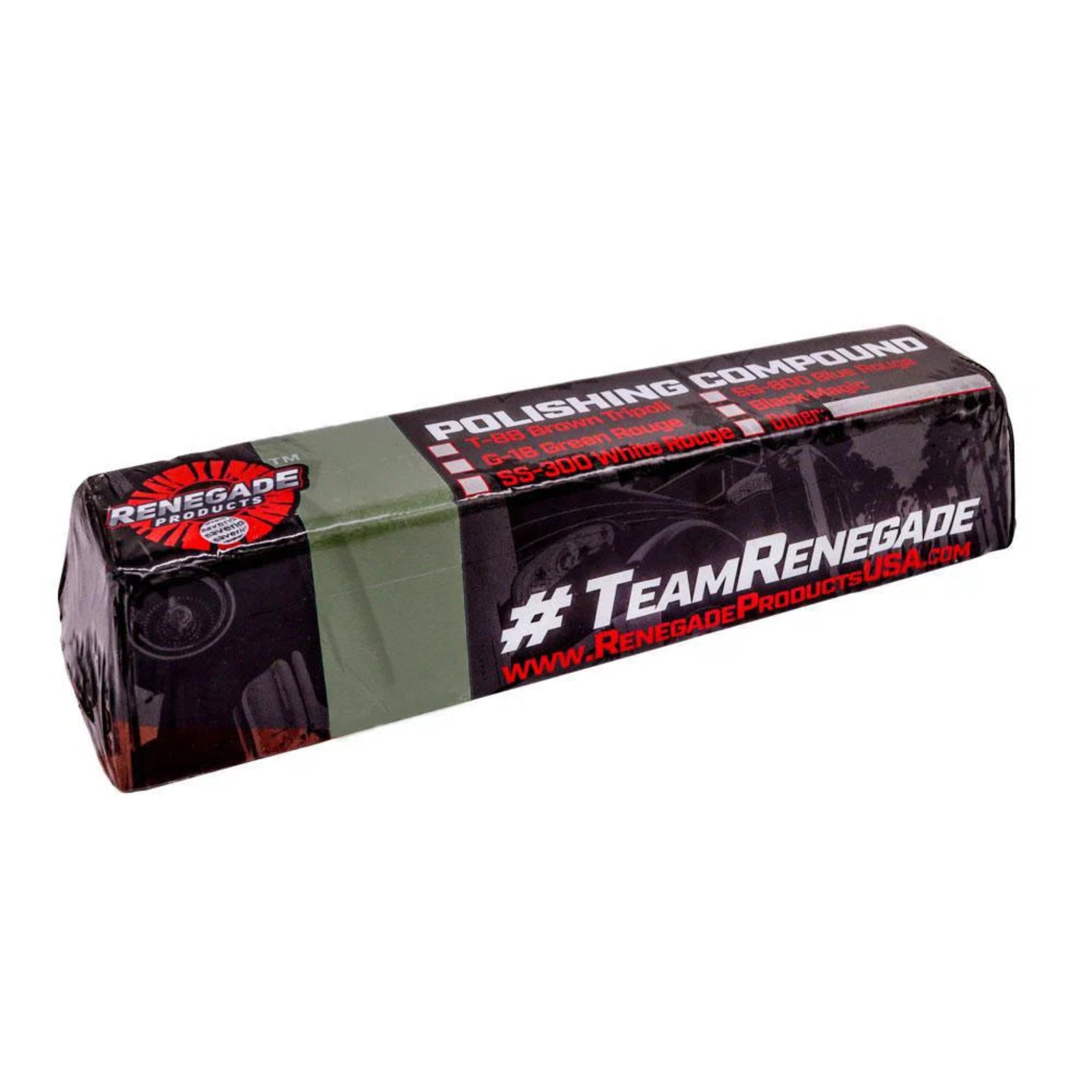 Metal Polishing Compound Bar | Q36 Illudium One-Step Olive | Renegade
