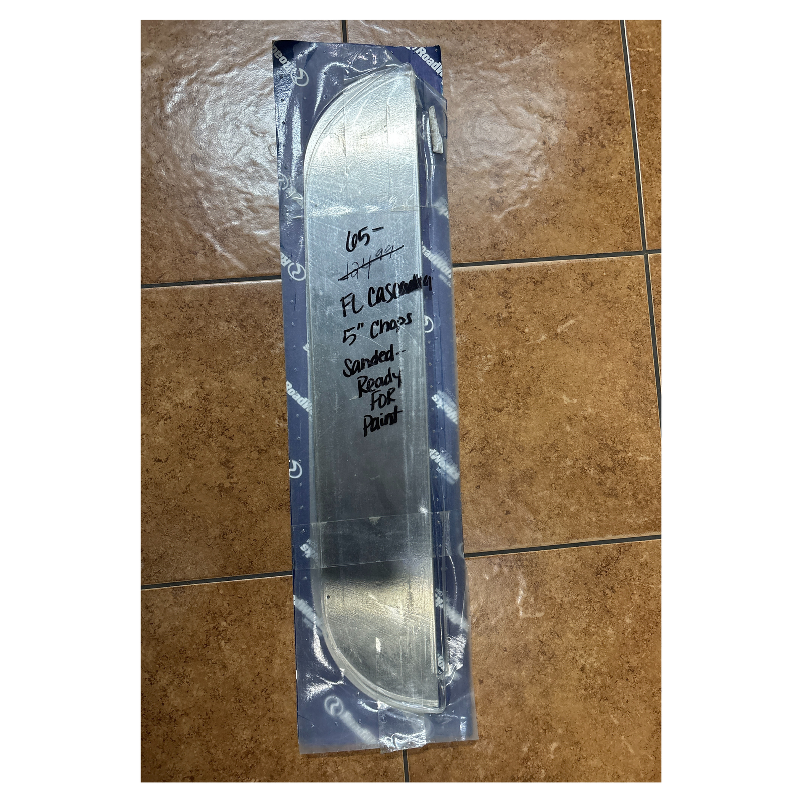 5 Inch Freightliner Cascadia Top of Door Trim Sanded and Ready for Paint Open Package Discount | RoadWorks