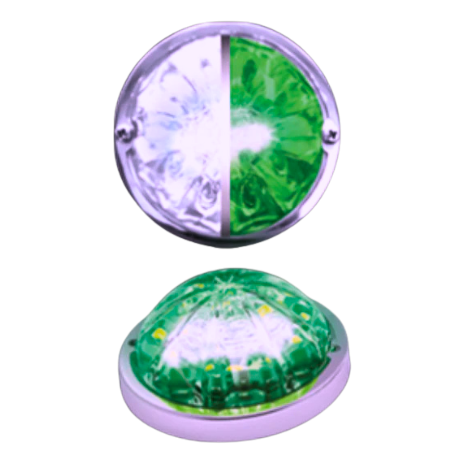 Dual Color Hero Low Pro Watermelon LED Light White and Green | RoadWorks