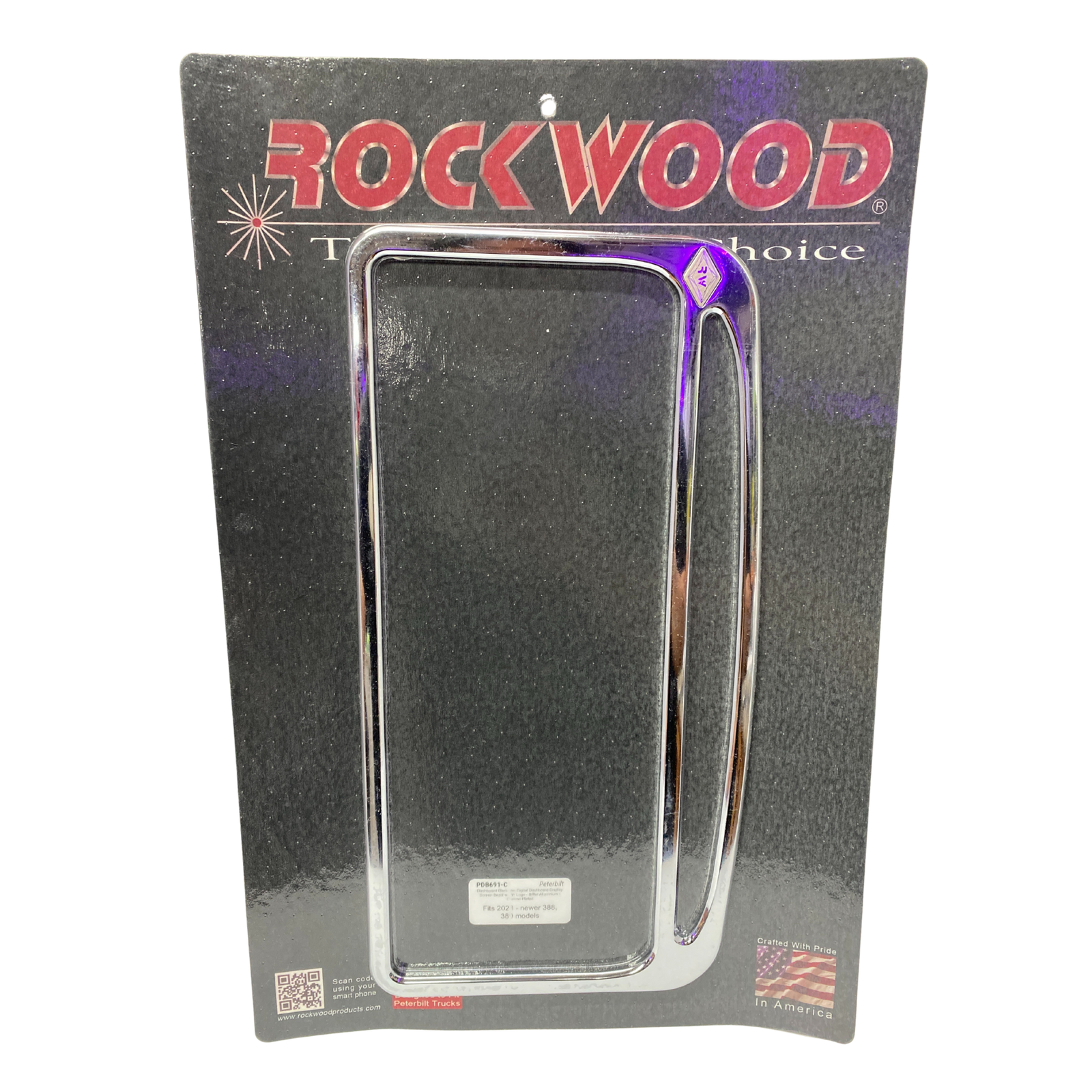 2023 Digital Dashboard Display Bezel | Chrome Plated Billet Aluminum | Rockwood