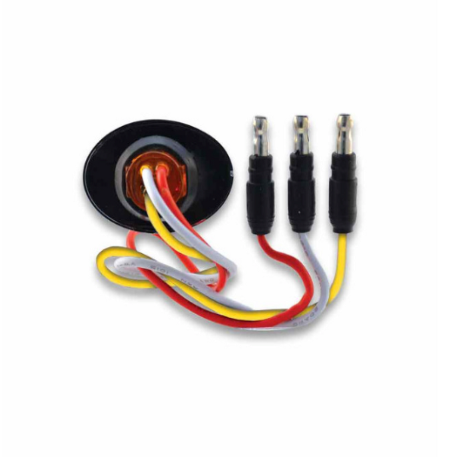 3/4 Inch Amber to Blue Dual Revolution Oval LED Light 2 Diodes | Trux Accessories