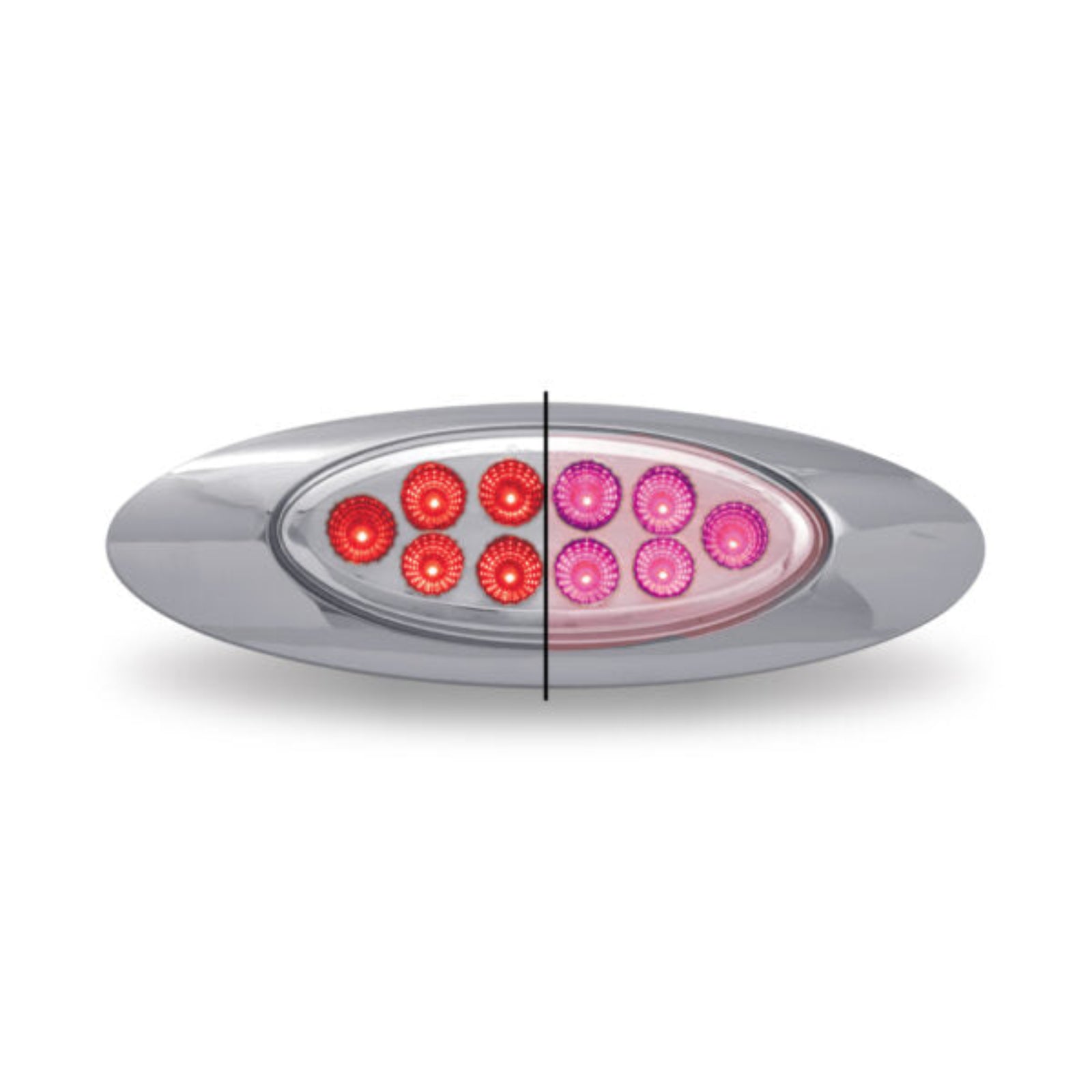 Red Marker to Pink Auxiliary LED Light | Generation 4 | 10 Diodes | Trux Accessories