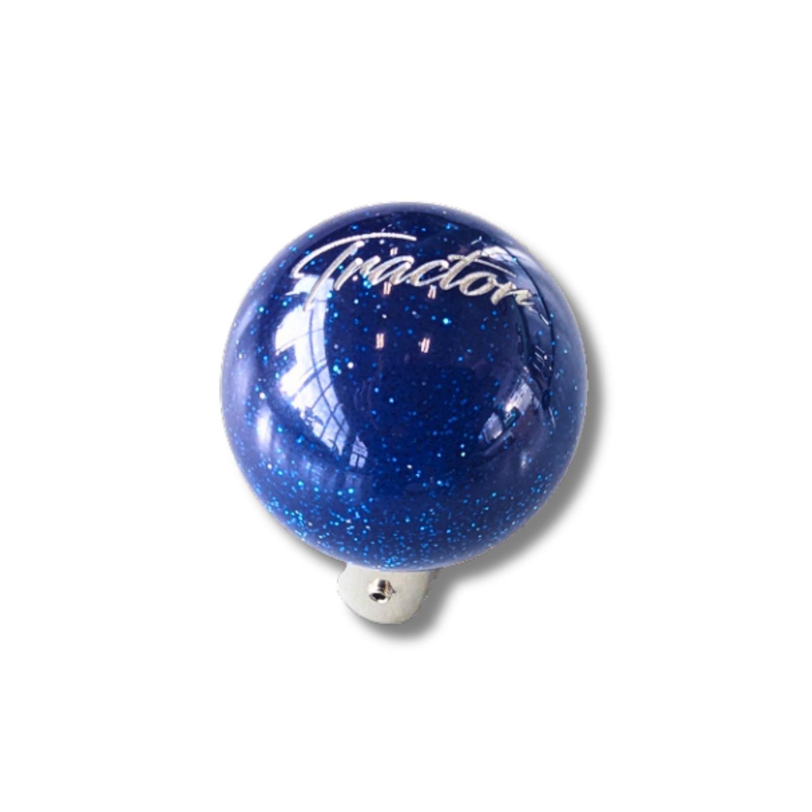 Brake Knob | Glitter Tractor White V2 Blue | Twisted Shifterz