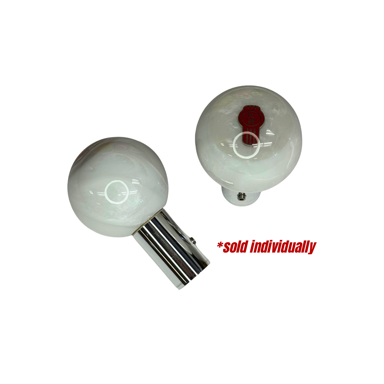 Brake Knob | Kenworth Pearl White | Twisted Shifterz