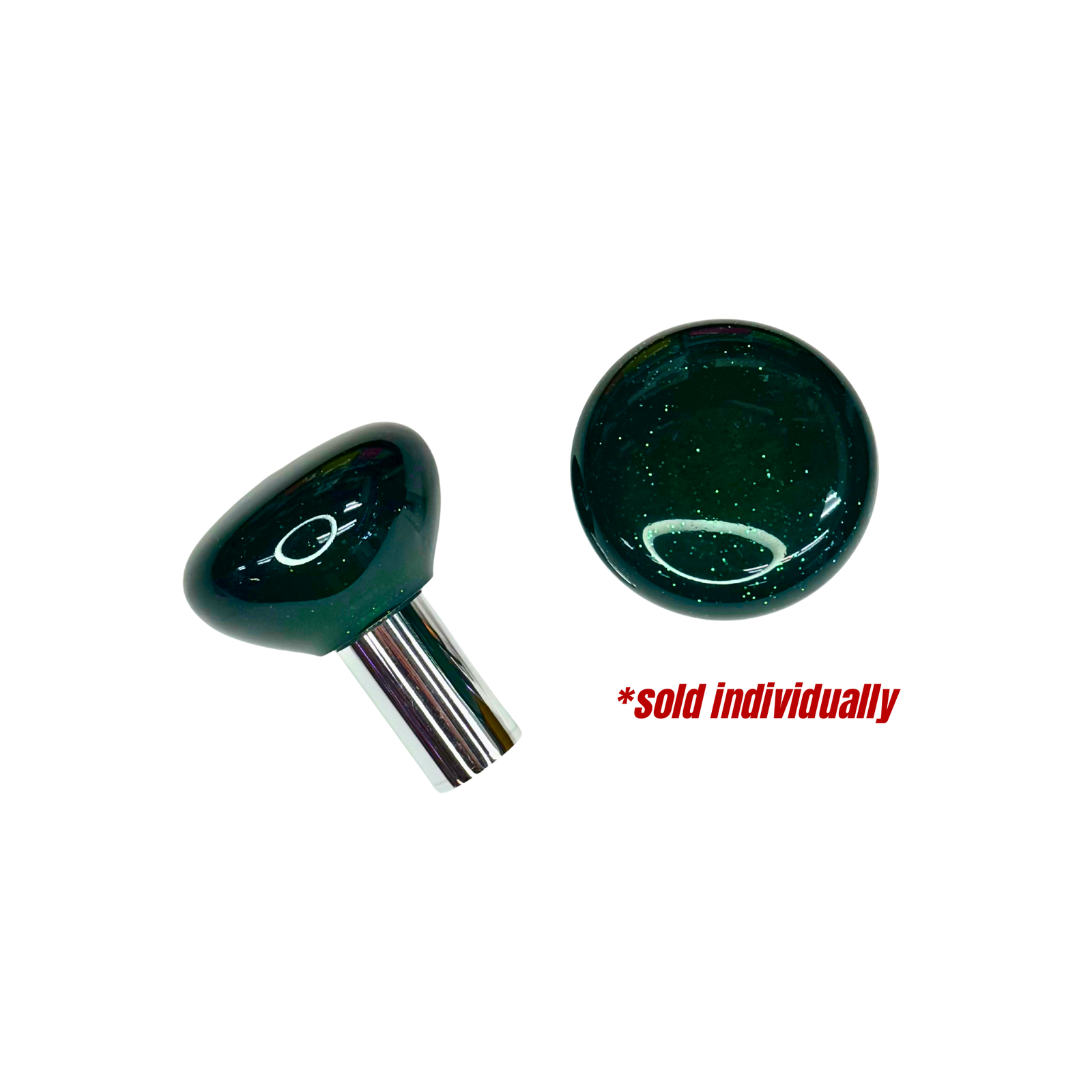 Brake Knob NOS Glitter Green Twisted Shifterz