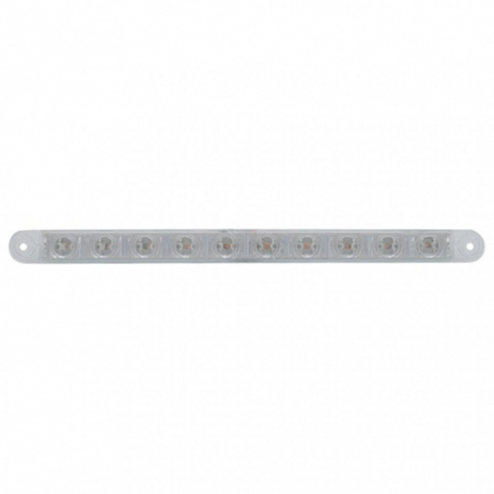 10 LED 9″ Light Bar (Stop Turn & Tail) | Red LED Clear Lens | United Pacific