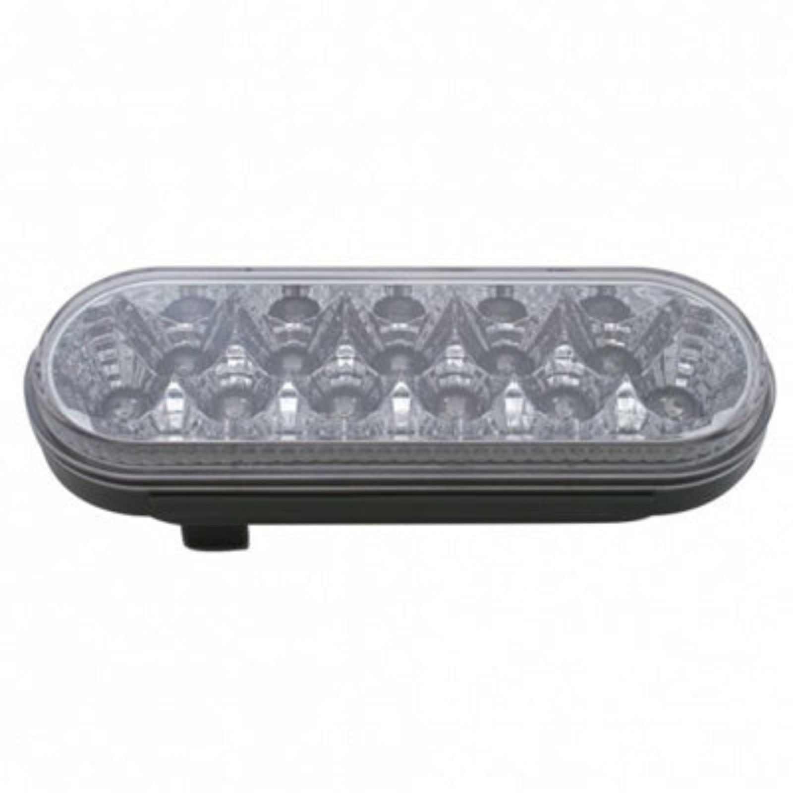 12 LED 6″ Oval Reflector Light (Stop Turn Tail) | Red LED | Clear Lens | United Pacific