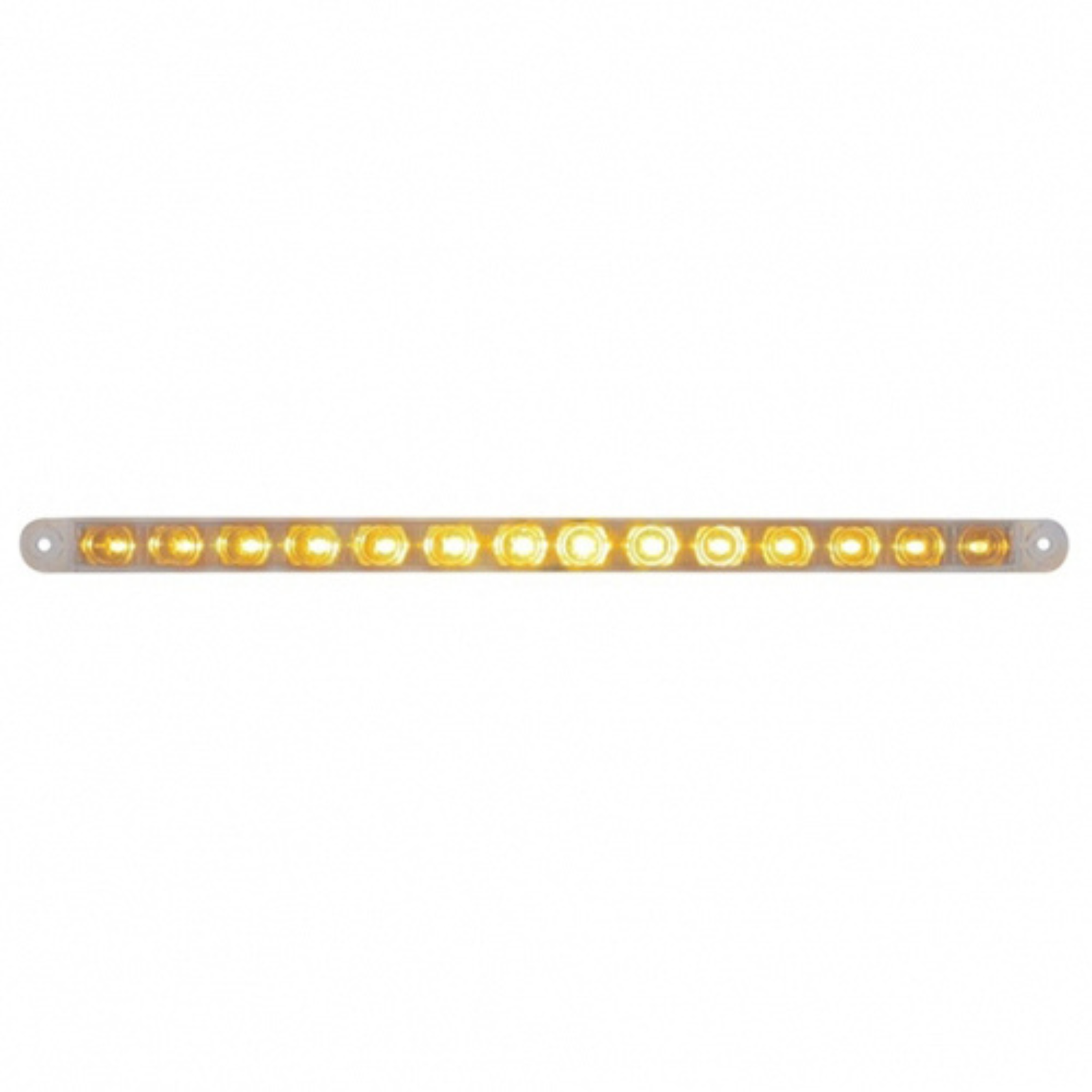 14 LED 12″ Light Bar | Amber LED Clear Lens | Turn Signal | United Pacific