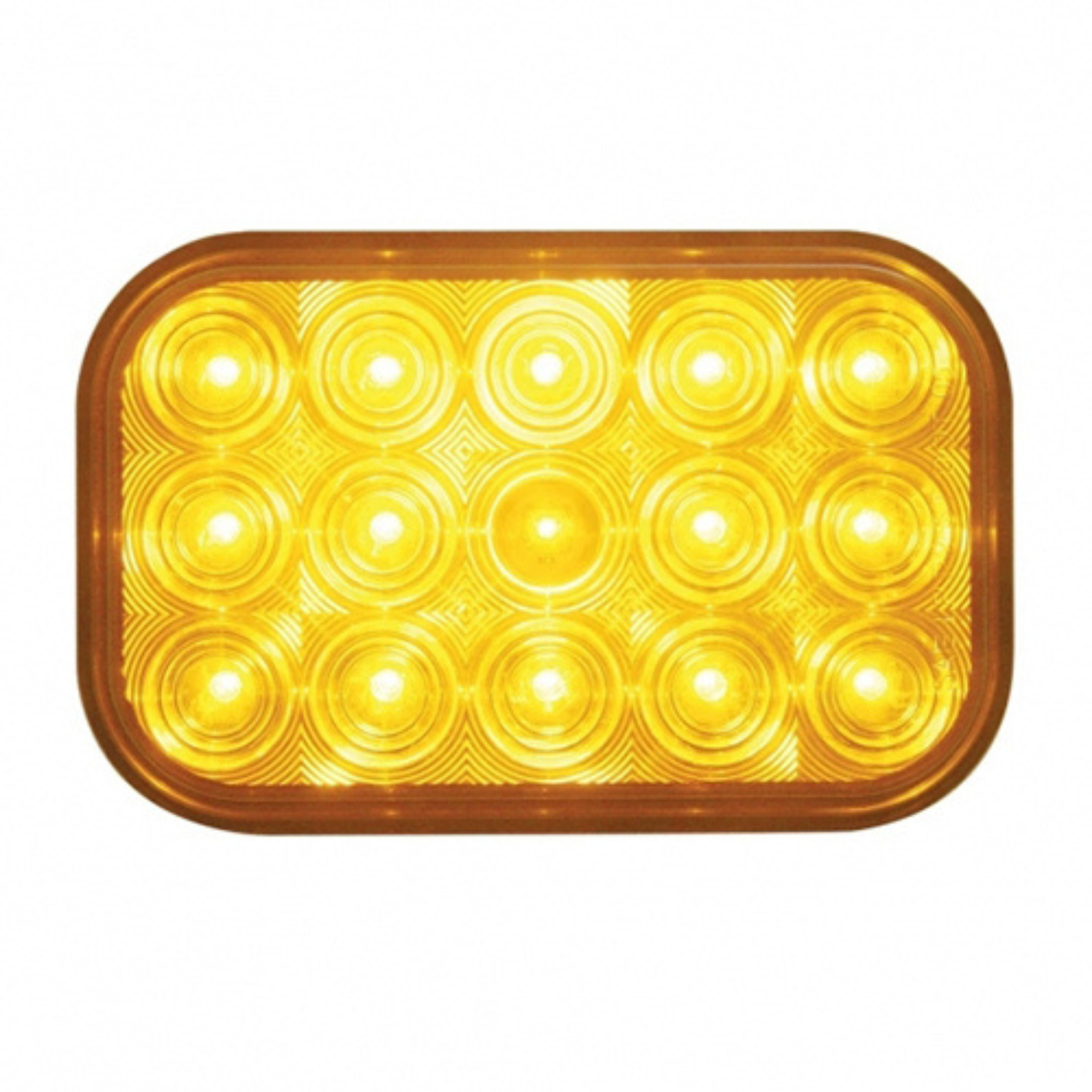 15 LED Rectangular Turn Signal Light | Amber Lens | United Pacific