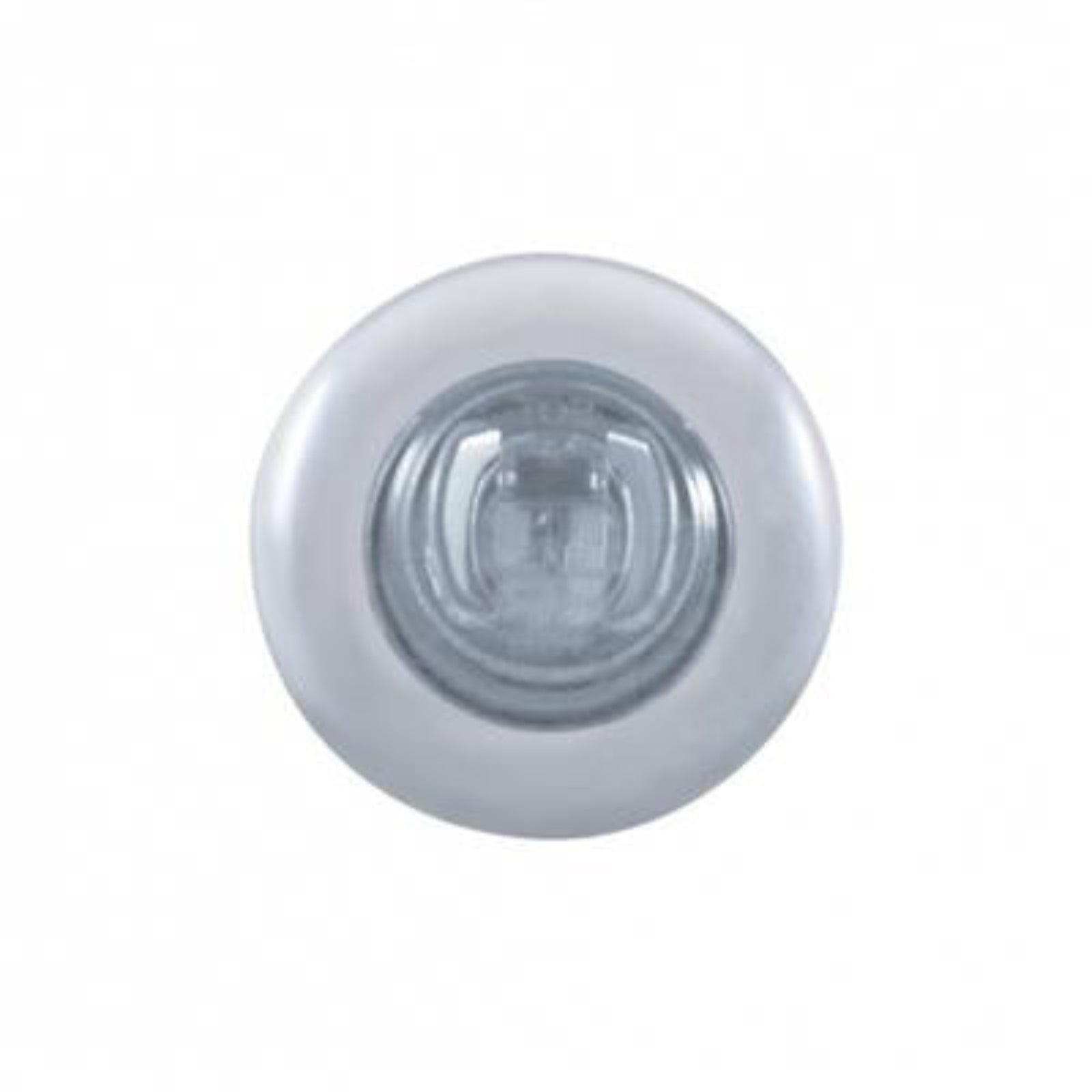 2 LED Mini Clearance Marker Light Clear Lens Amber LEDs | United Pacific
