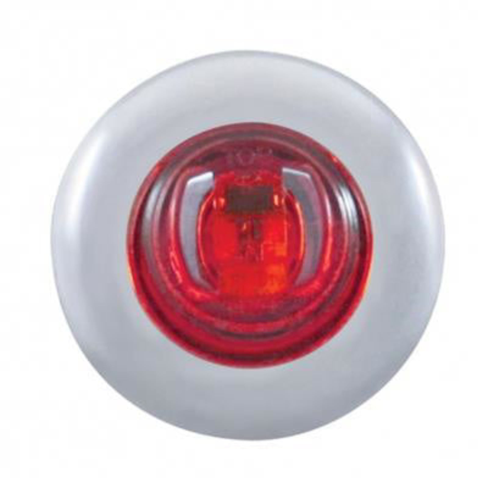 2 LED Mini Clearance Marker Light Red Lens Red LEDs | United Pacific