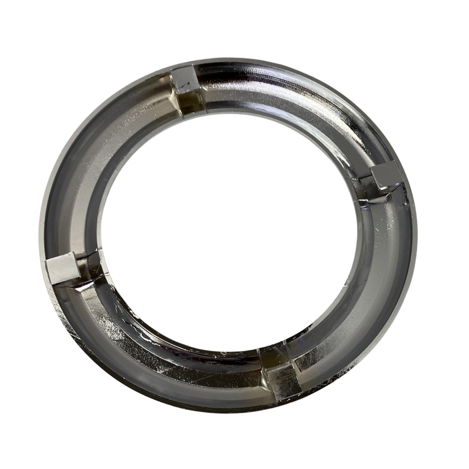 4 Inch Chrome Twist On Light Bezel | United Pacific