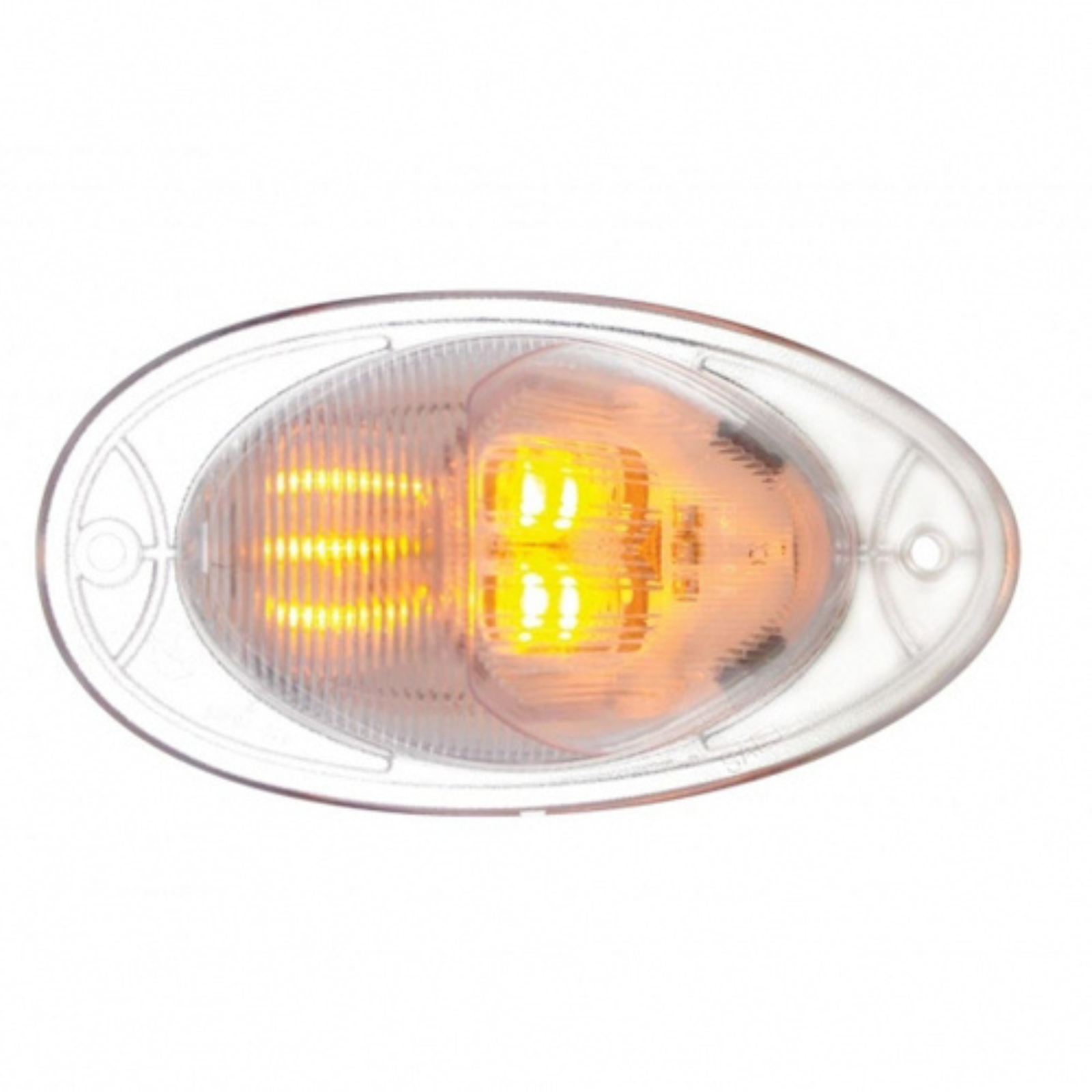 7 LED Turn Signal Light for 2008–2017 Freightliner Cascadia | Dome Lens | Clear Lens | United Pacific