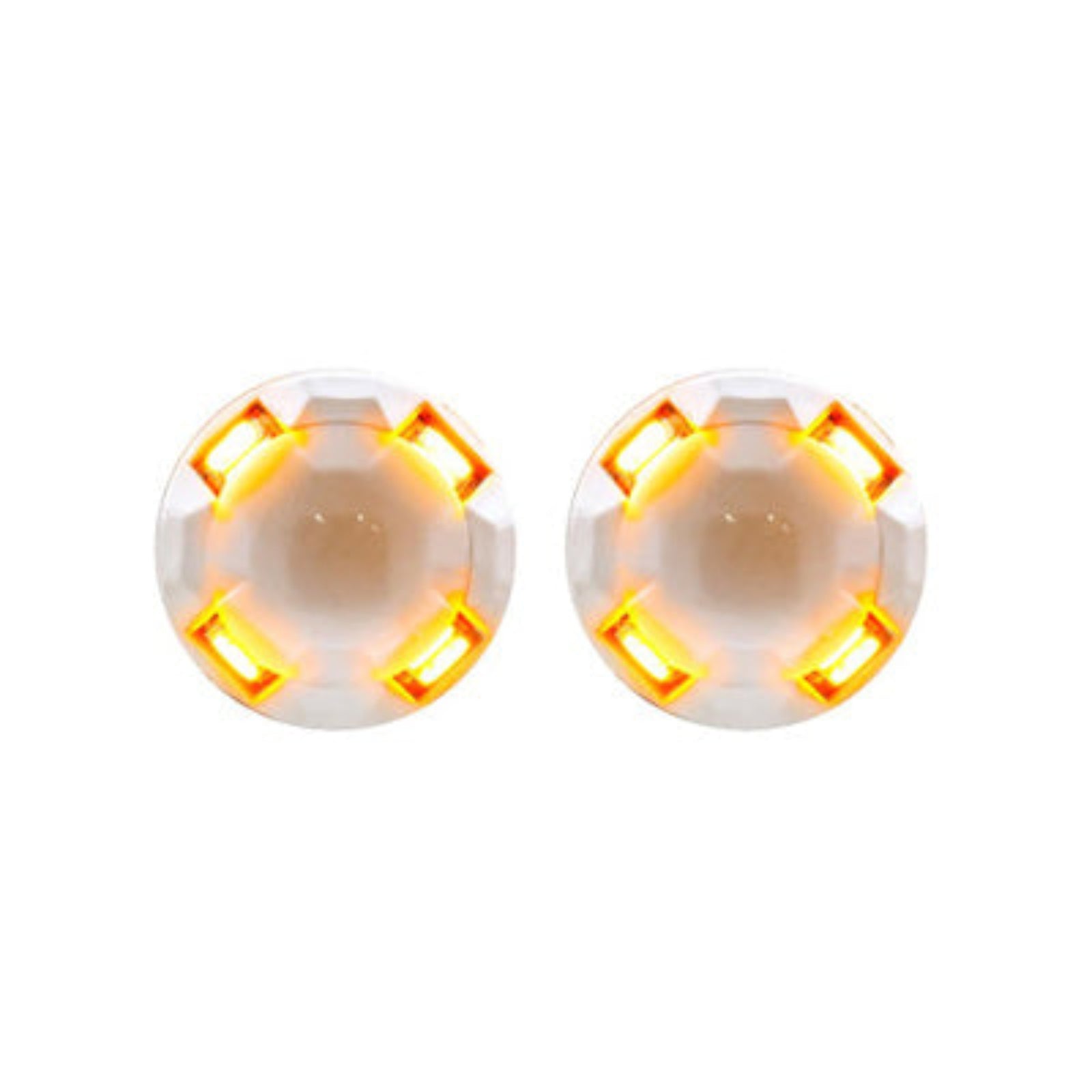 High Power 8 LED 1156 Light Bulbs Amber | United Pacific