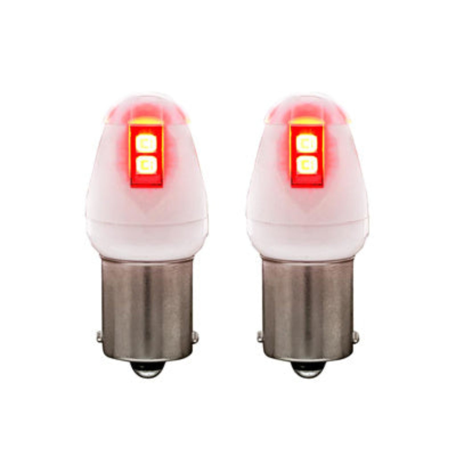 High Power 8 LED 1156 Light Bulbs Red | United Pacific