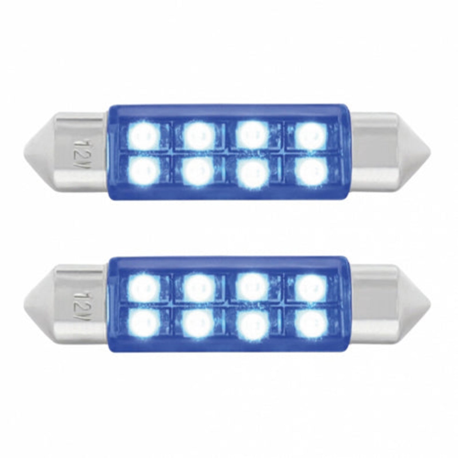 8 SMD Micro LED 211-2 Light Bulb | Blue | United Pacific