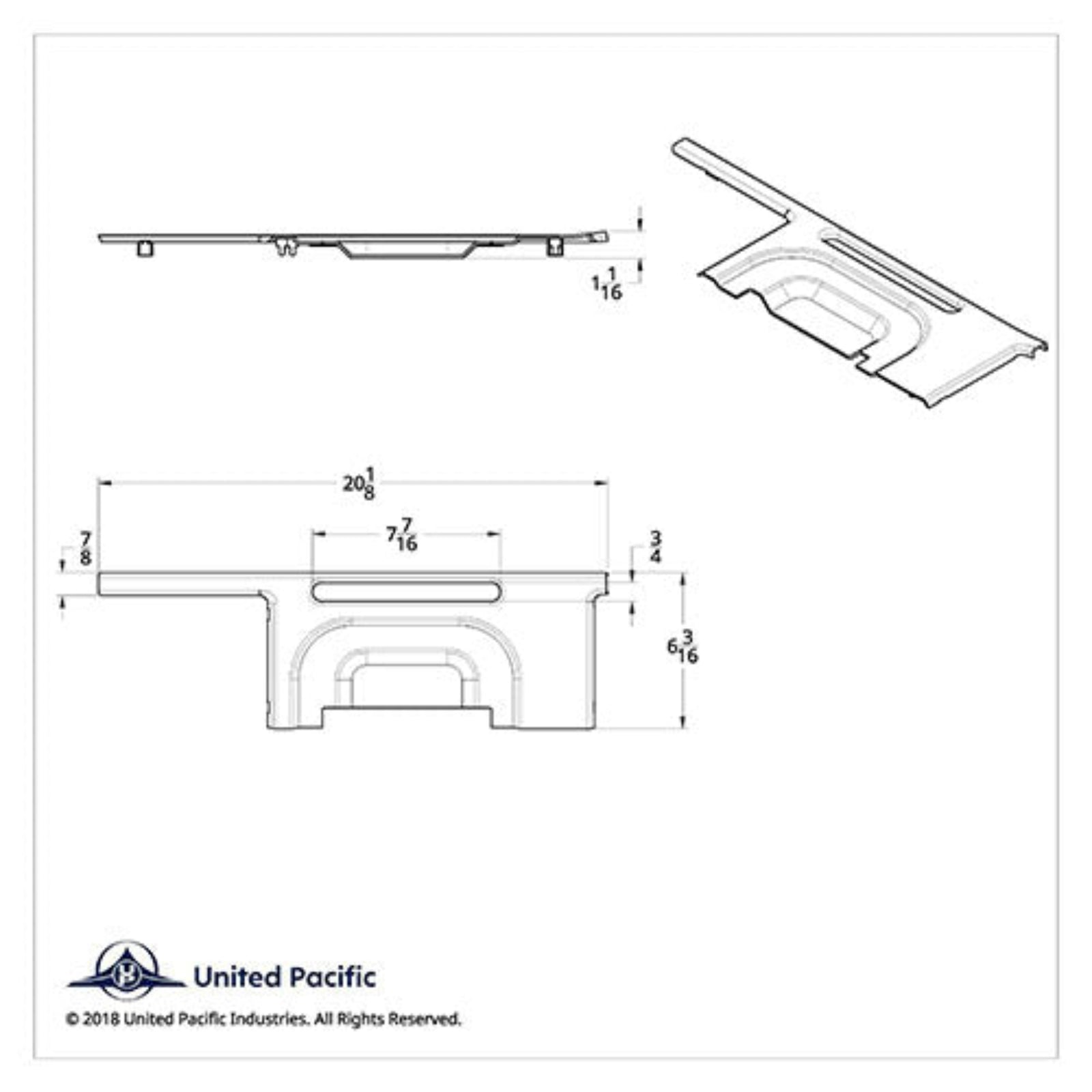 Chrome Dash Warning Light Panel Trim for Peterbilt | United Pacific