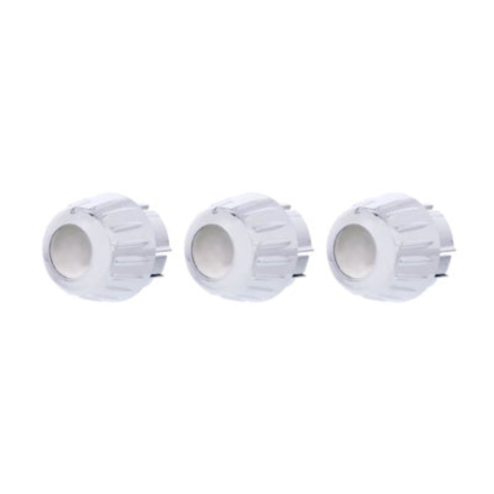 Chrome Outer A/C Control Knobs 3 Pack for Kenworth 2006+ | United Pacific