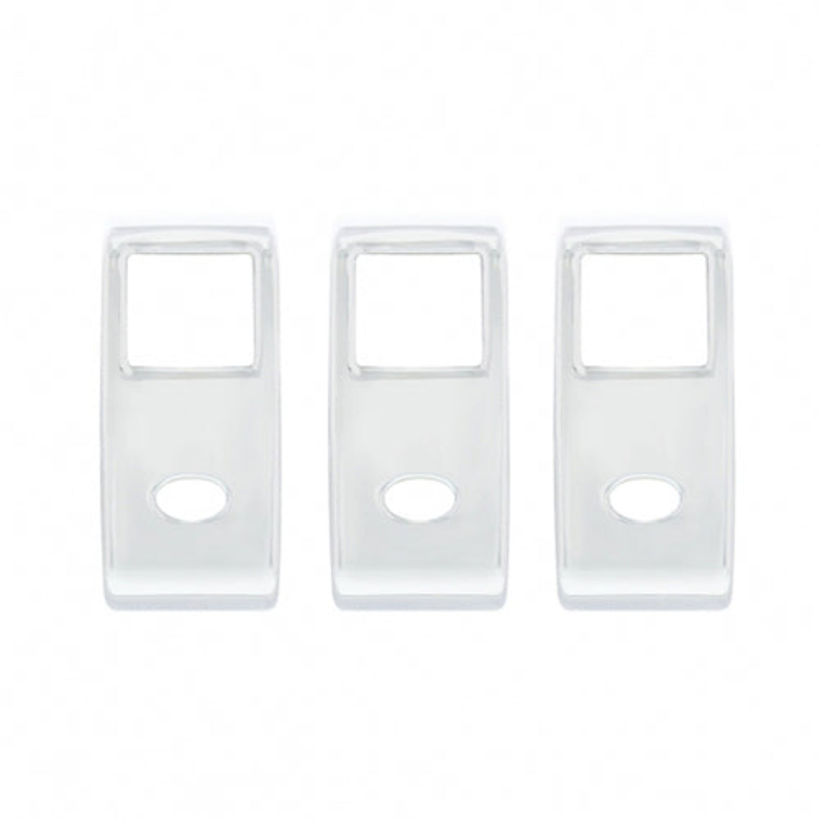 Chrome Rocker Switch Cover Set for Peterbilt and Kenworth | United Pacific