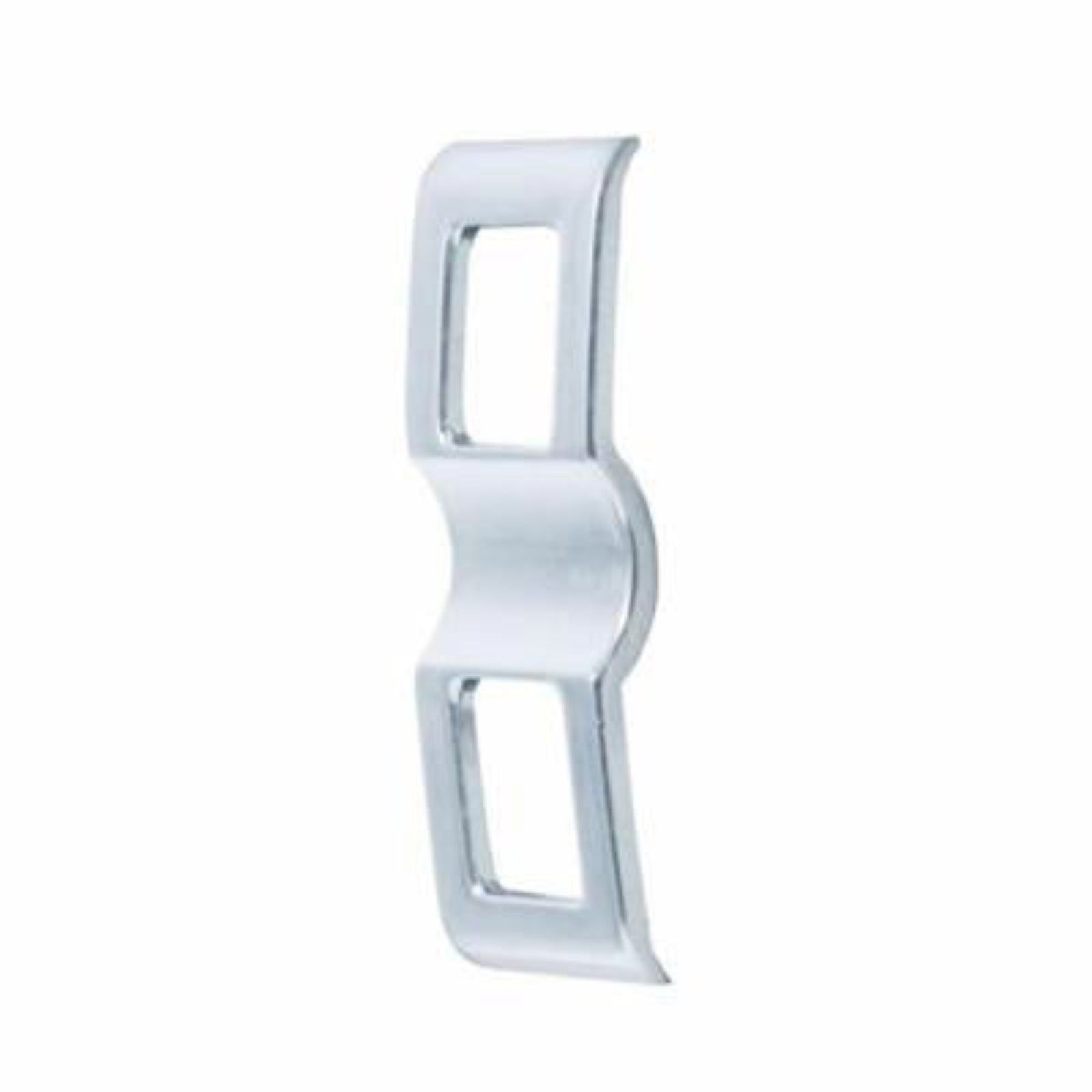 Chrome Plastic Switch Cover | 2-Opening | United Pacific