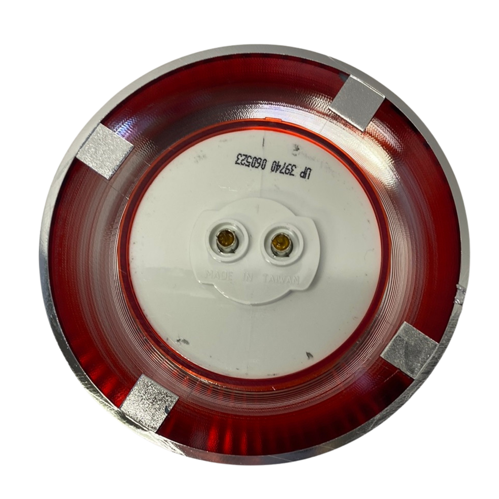 Chrome Twist On Light Bezel | 2 Inch Round Light | United Pacific